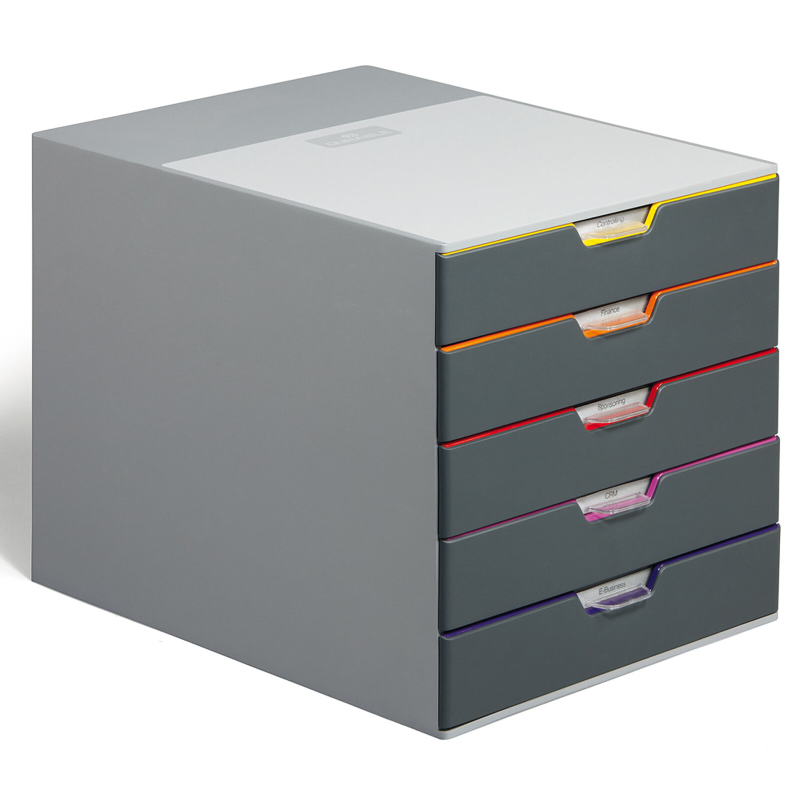 In beweging Op de kop van Kabelbaan DURABLE Varicolor 5-Drawer Filing Cabinet 7605-27 - Filing box Durable on  LDLC