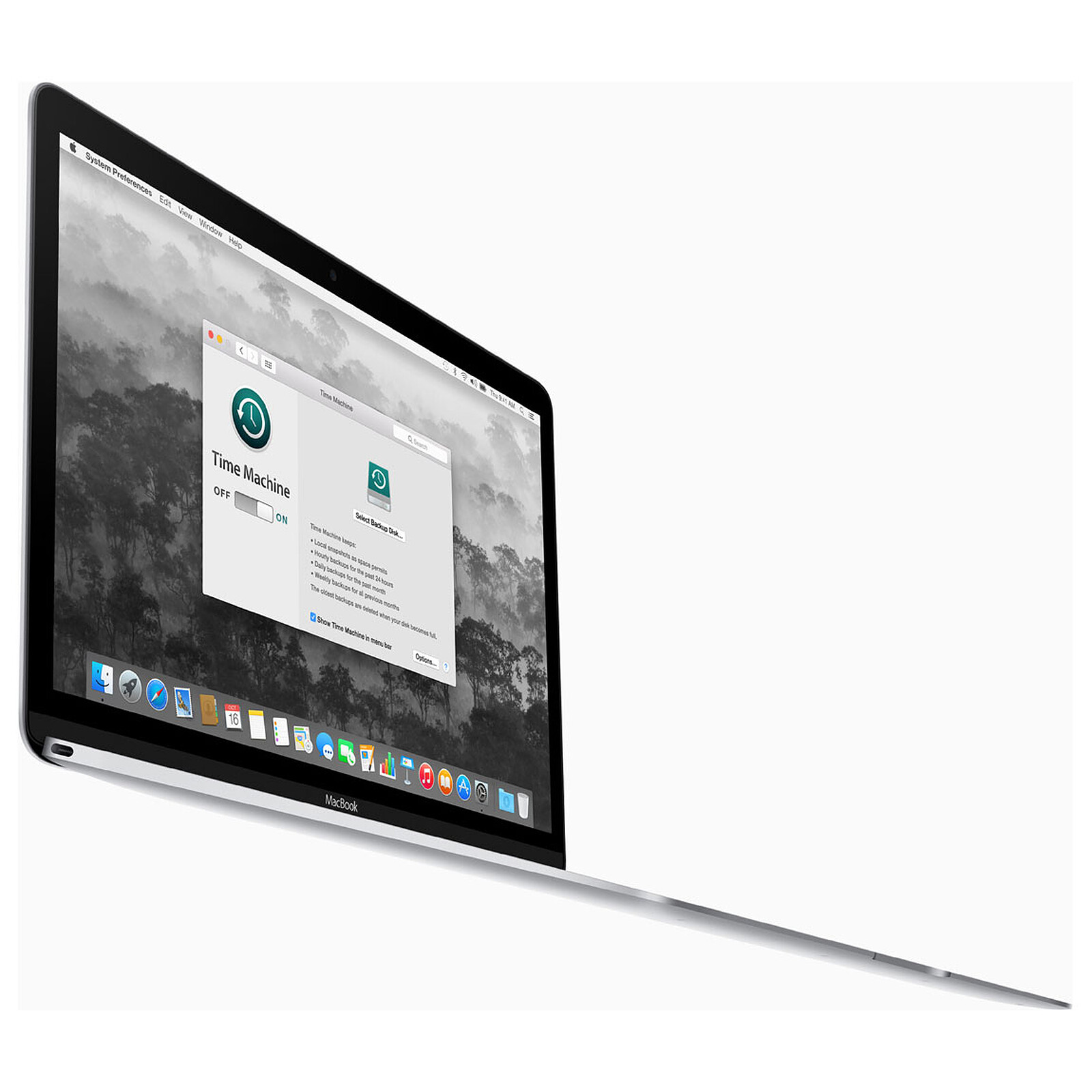 Apple MacBook (2015) 12 Argent (MF865F/A) · Reconditionné