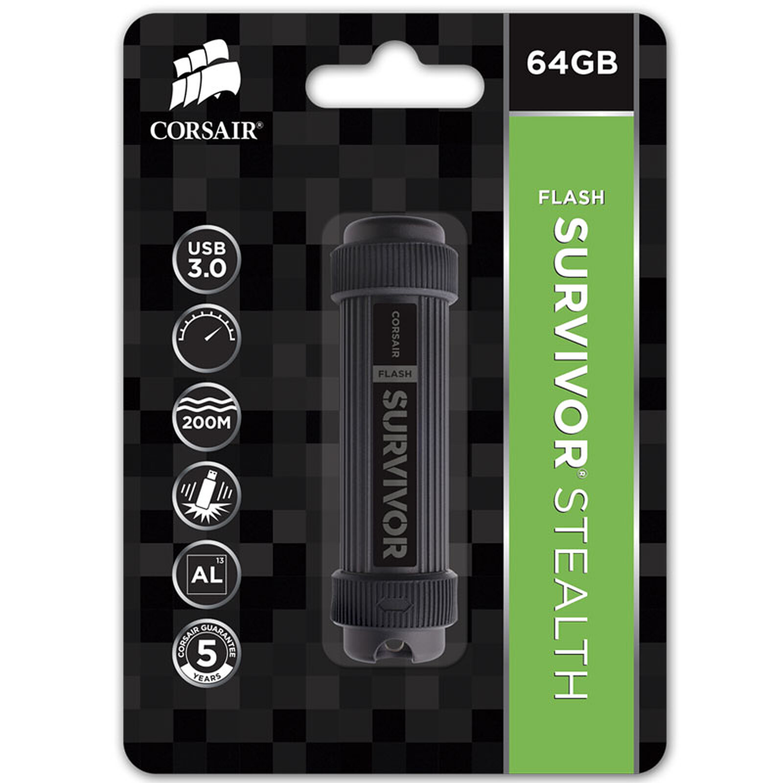 Corsair Flash Voyager GS USB 3.0 Flash Drive 64 Go - Clé USB - Garantie 3  ans LDLC