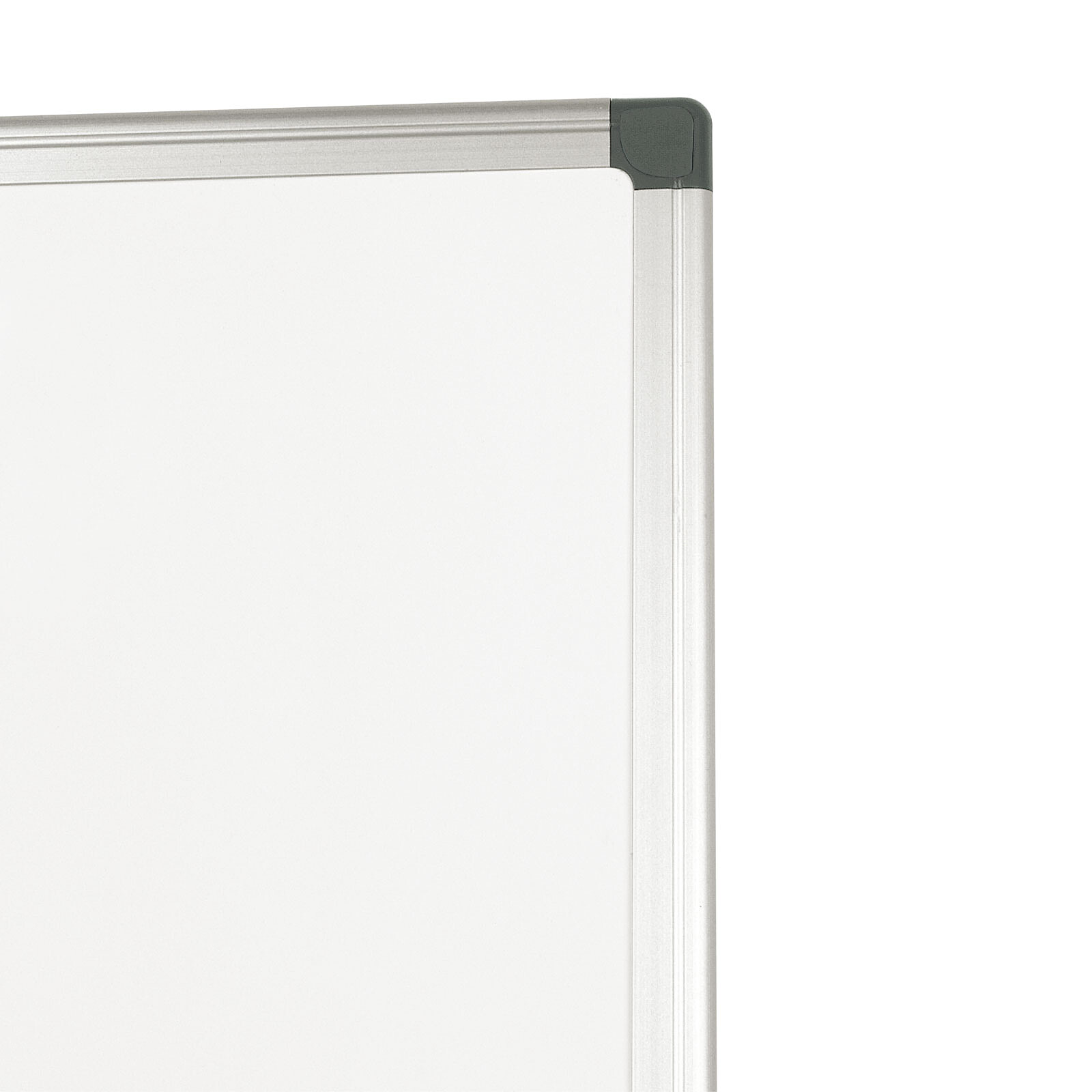 Vulcan Tableau blanc magnétique avec porte-stylo et bandes en aluminium magnétique, tableau blanc, 120 x 240 cm effaçable à sec utilisable plus de 5 ans 