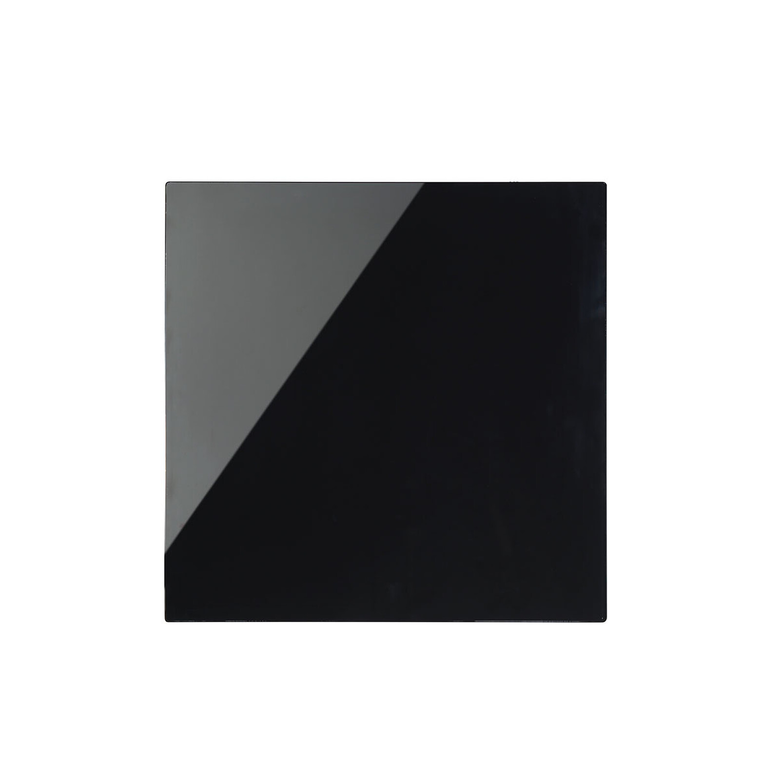 Tableau mémo magnétique en verre 35 x 35 cm - Noir - Maison Futée