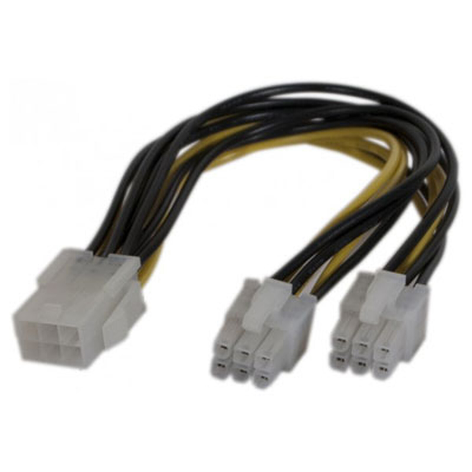 Cavo Alimentazione Scheda Video: Adattatore Da SATA 15 Pin Maschio A PCI-E 8 Pin (6+2) Femmina, 22cm Per Alimentare La Tua Graphics Card