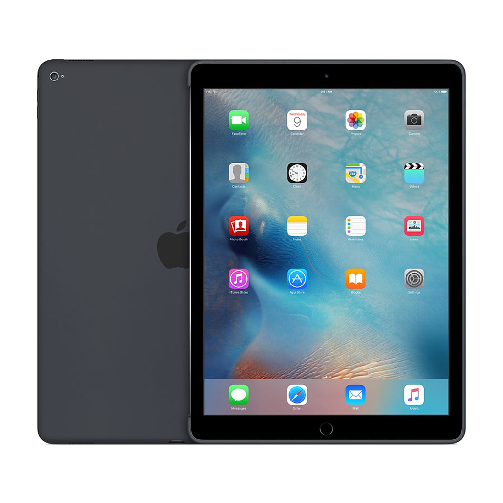 Apple iPad Pro Silicone Case Gris Anthracite - Etui tablette