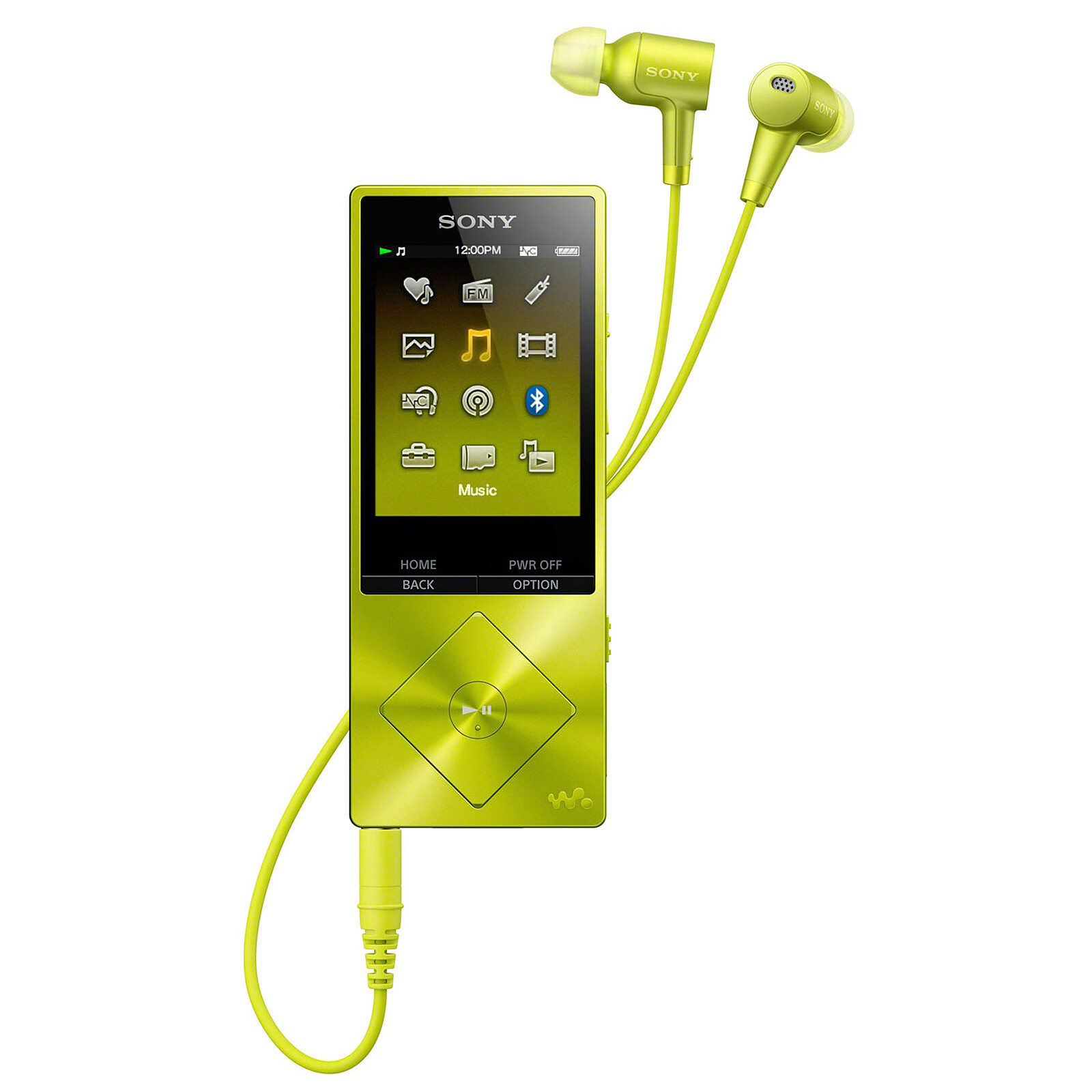 Sony NW-A25HN Jaune - Lecteur MP3 & iPod - Garantie 3 ans LDLC