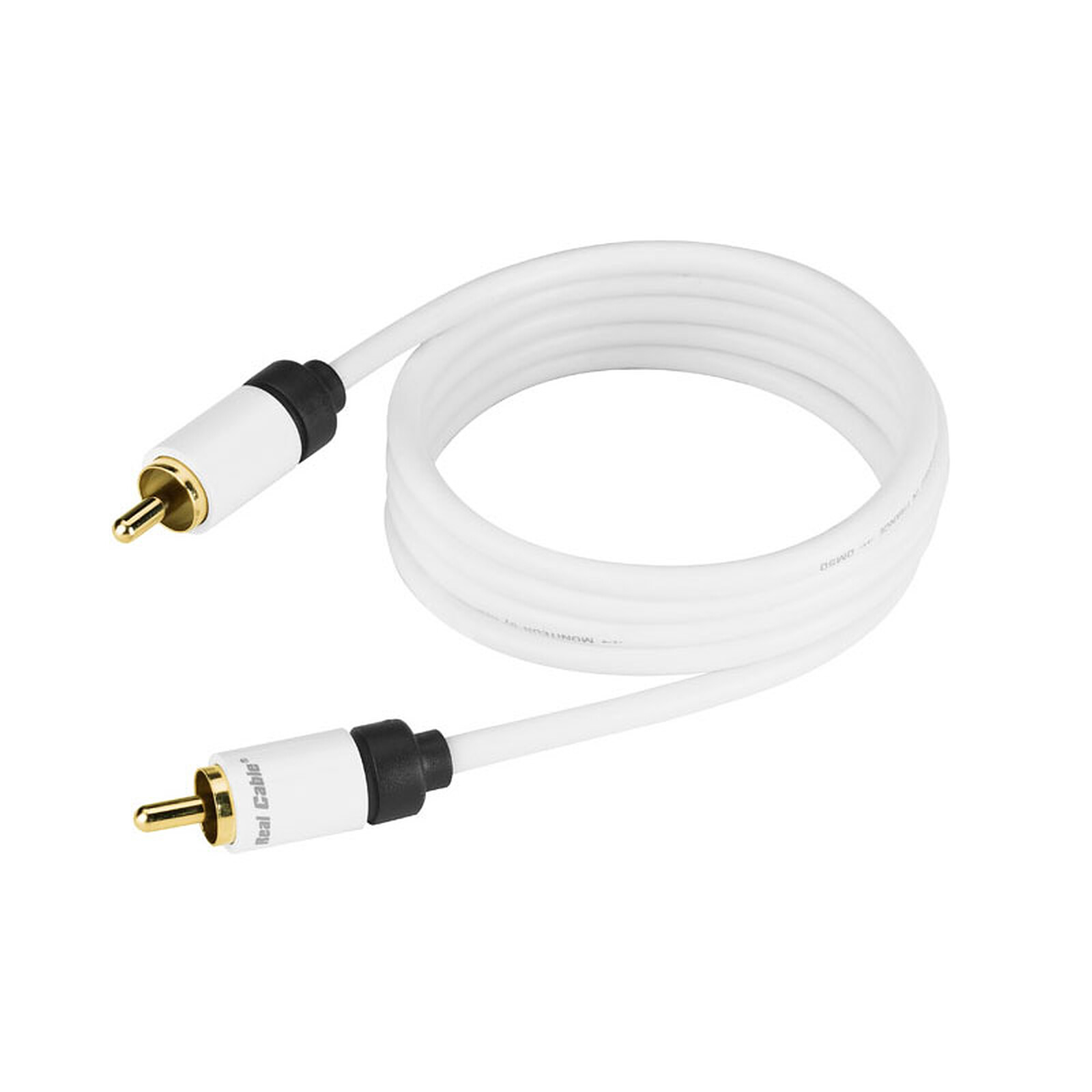 Real Cable SUB-1 2m - Câble audio RCA - Garantie 3 ans LDLC