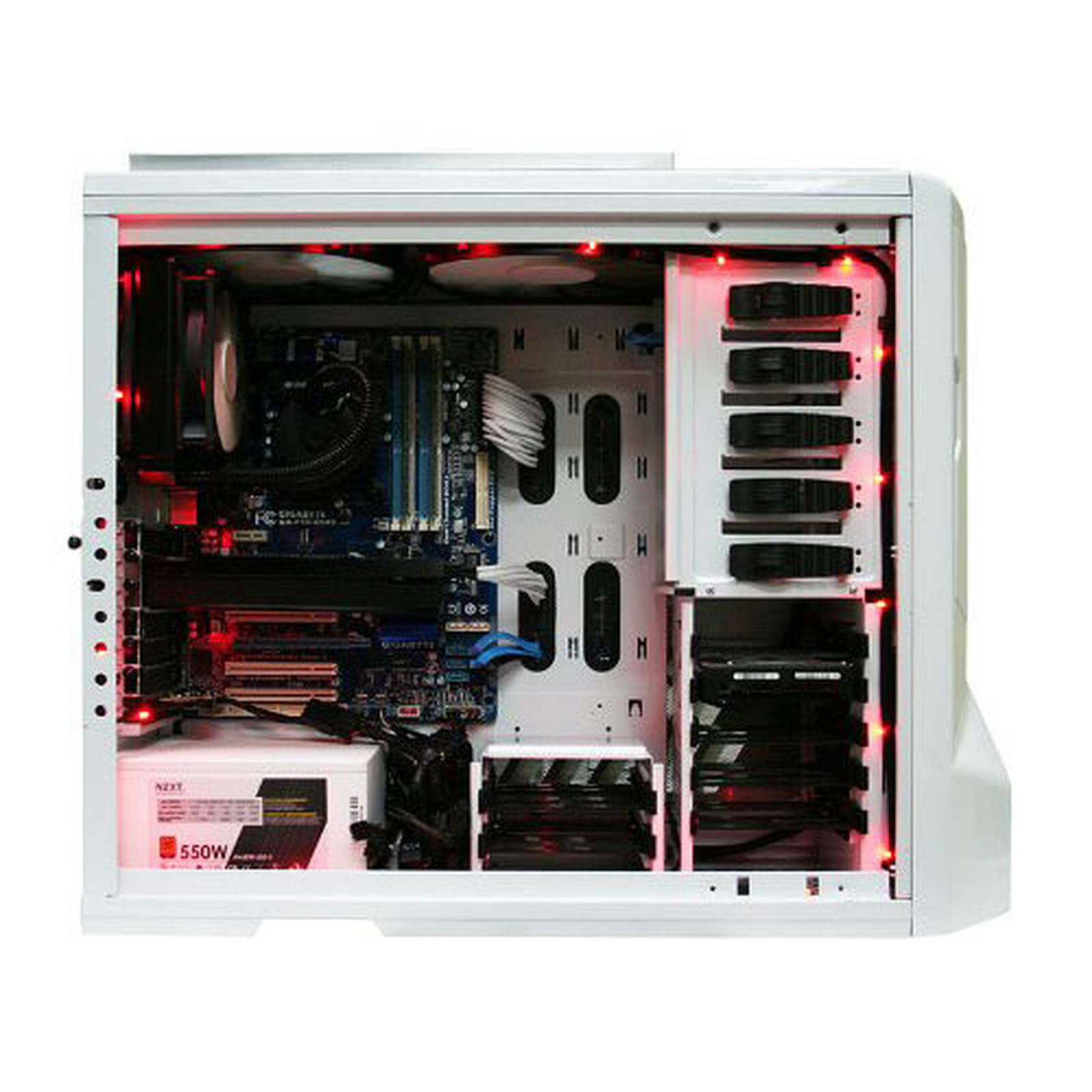 NZXT Lighting Kit 1 mètre Rouge Bande LED Garantie 3 ans LDLC
