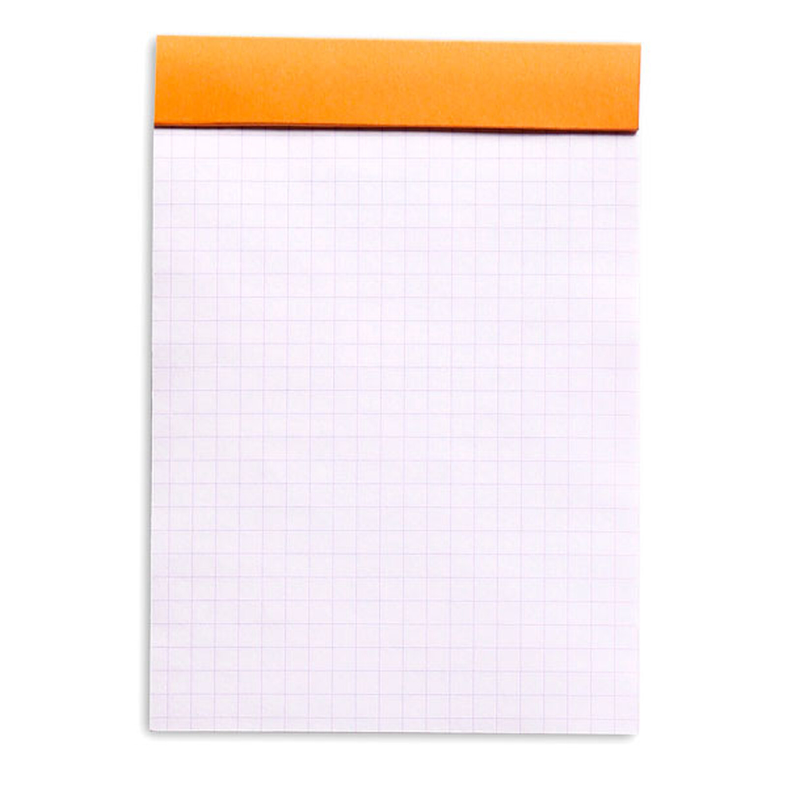 Rhodia Bloc notes agrafé orange A6 10,5 x 14,8 cm - 80g - Petits carreaux  5x5 - 80 feuilles - Blocs Notesfavorable à acheter dans notre magasin