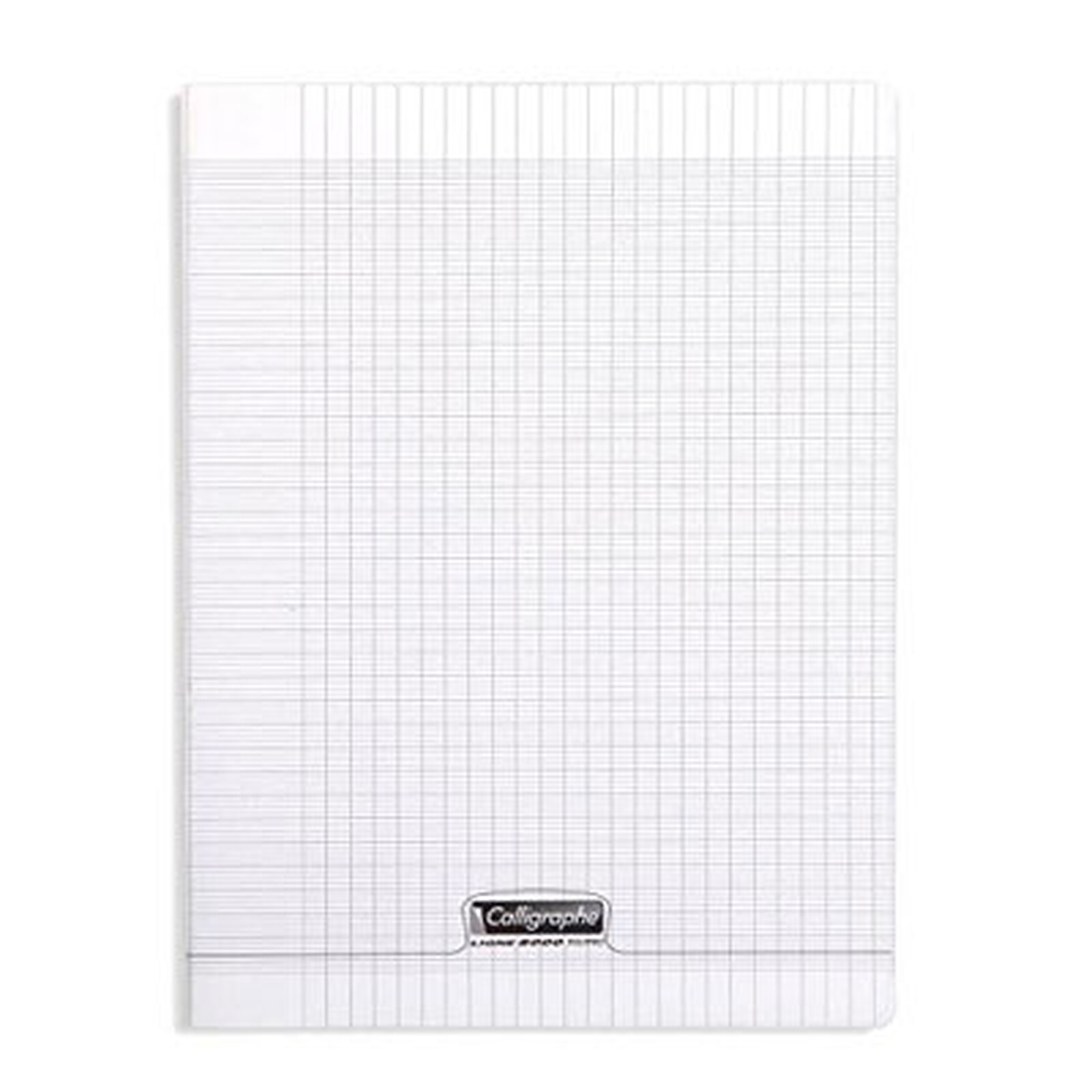 Calligraphe 8000 Polypro Cahier 96 pages 24 x 32 cm seyes grands carreaux  Incolore - Cahier - LDLC