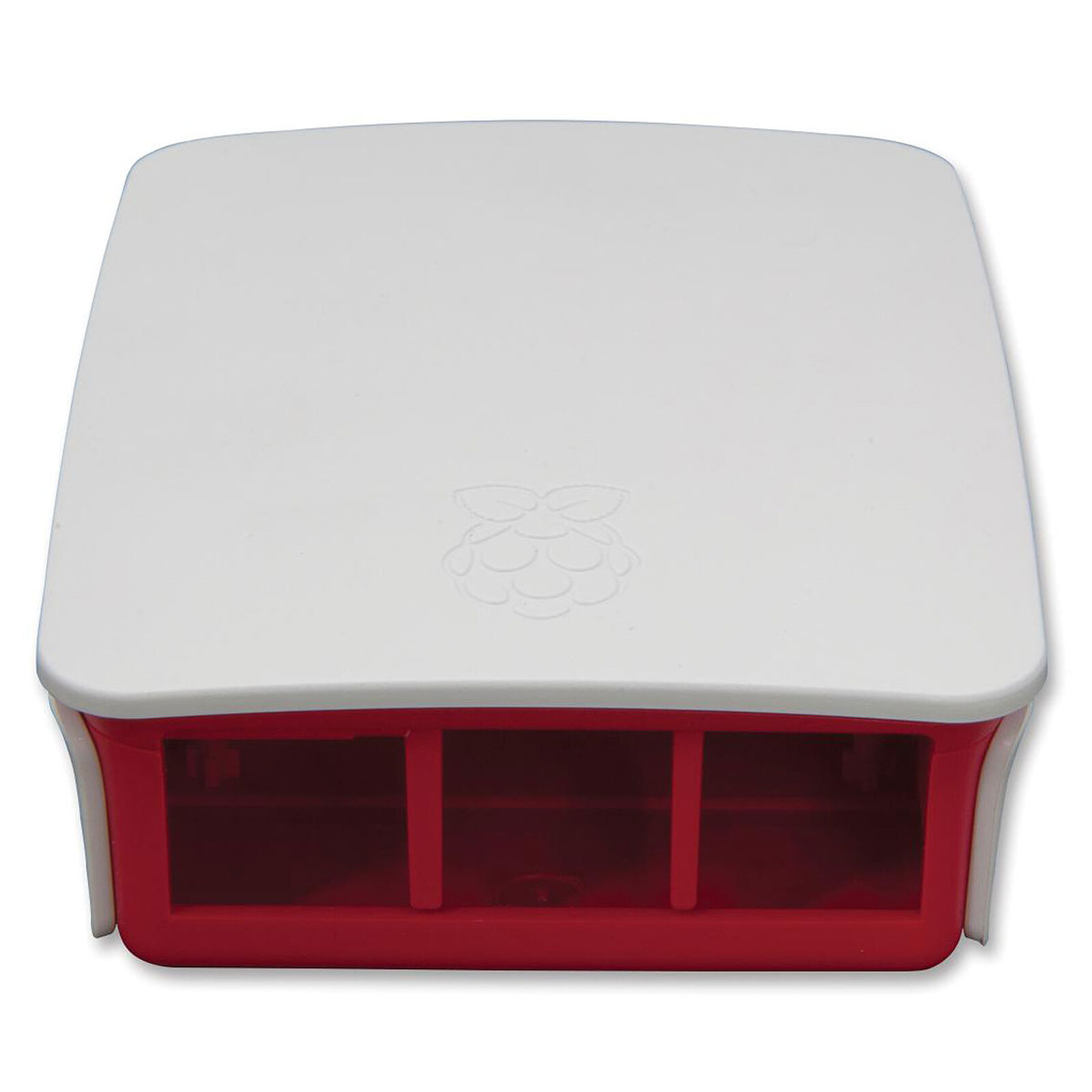 Raspberry Pi 5 Case Blanc/Rouge - Boîtier Raspberry Pi - Garantie 3 ans LDLC