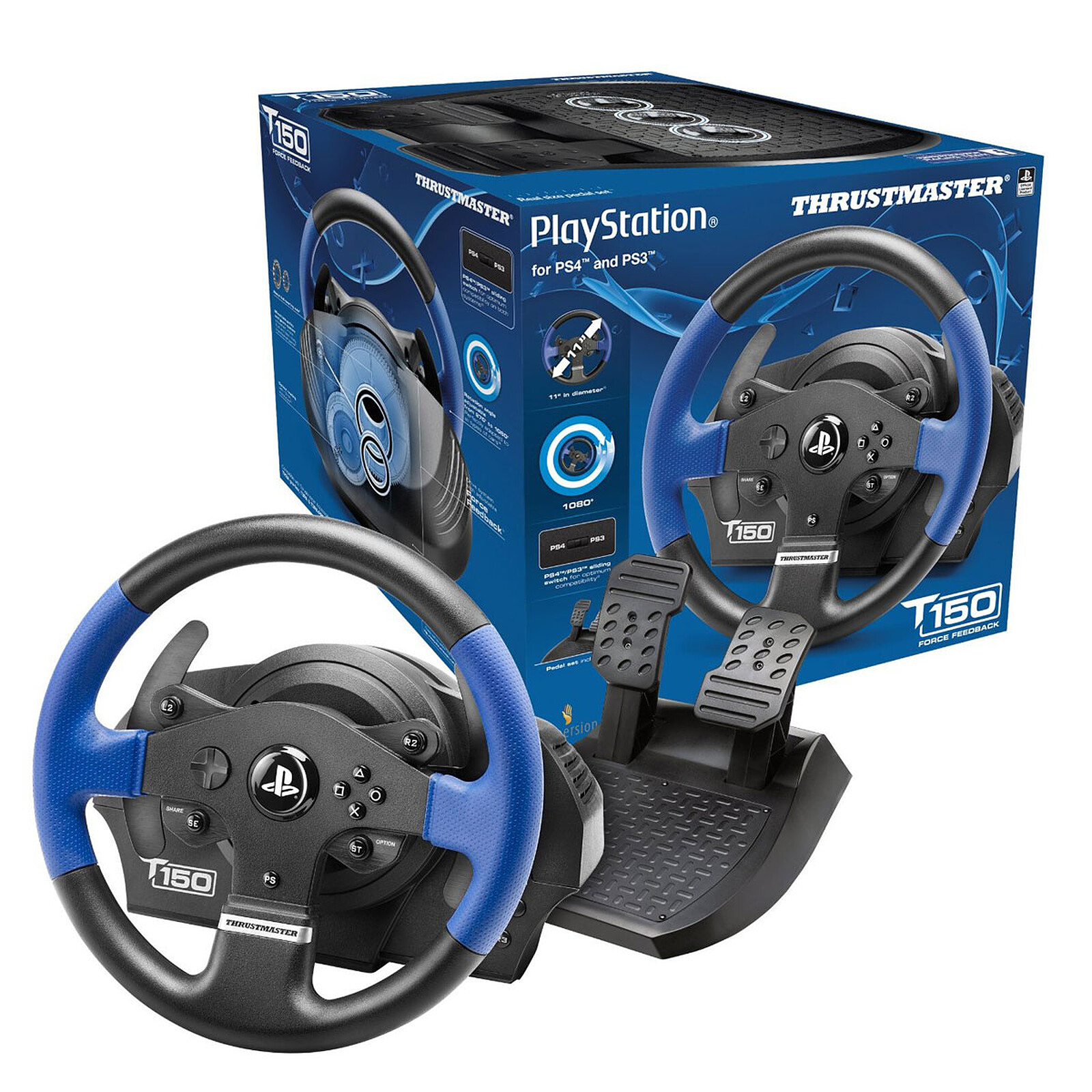 Thrustmaster T150 RS Force Feedback - Volante PC - Garanzia 3 anni LDLC