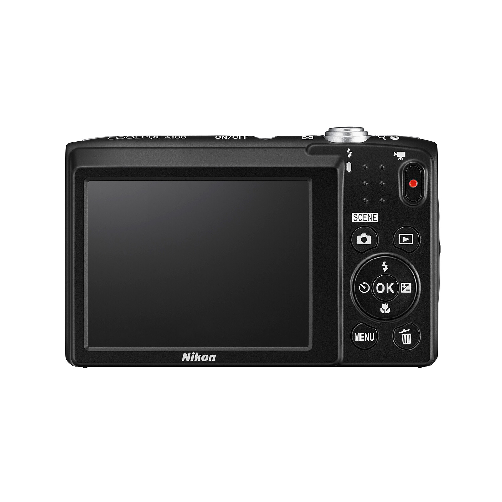 Nikon Coolpix A100 Argent Appareil Photo Numerique Nikon Sur