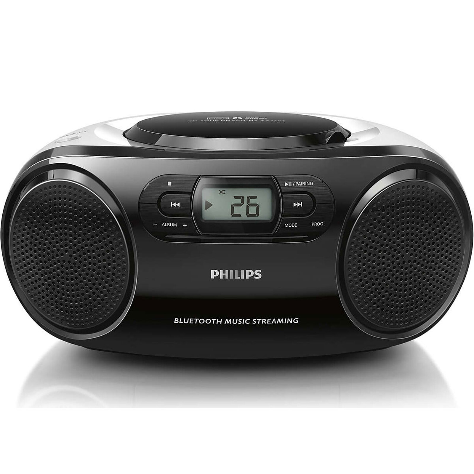 Philips Lecteur radio/CD AZ215 Argenté