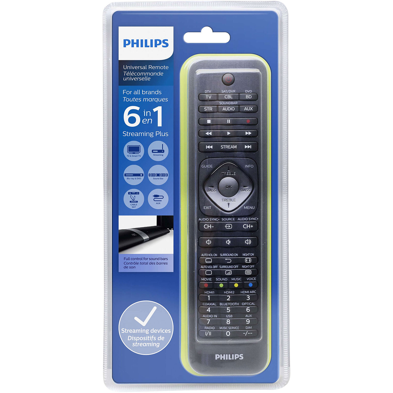 Télécommande Philips Télécommande SRP6011/10 - DARTY Guyane