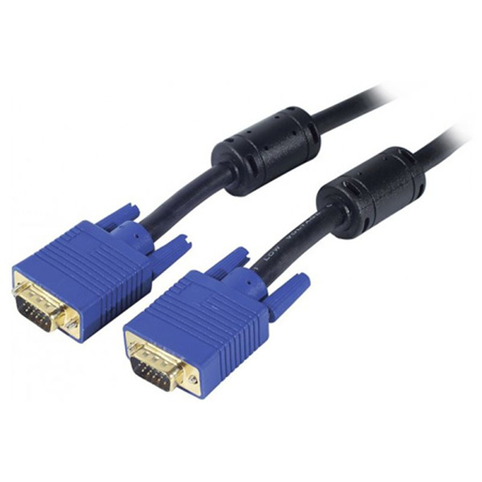 Nedis Cavo VGA 3,0 Metri – Maschio-Maschio Per Monitor E Proiettori (Nero)