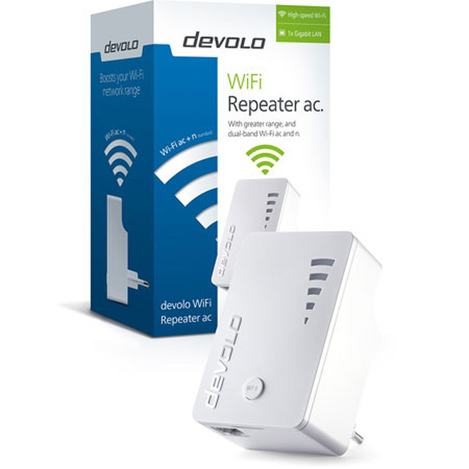 Verwisselbaar ruilen Nationale volkstelling Devolo dLAN 1200 Wi-Fi AC (9790) - Wi-Fi repeater Devolo AG on LDLC
