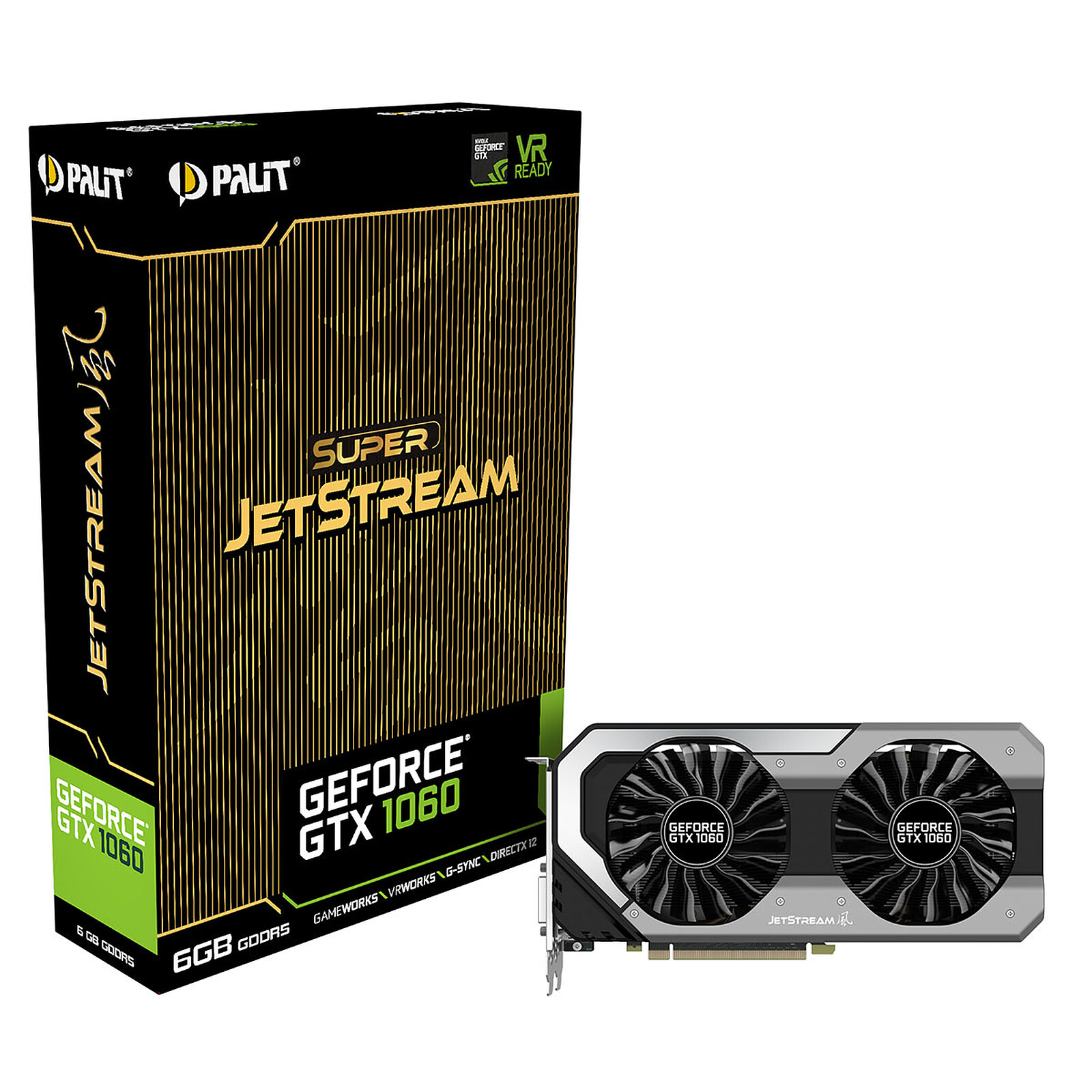 Palit GeForce GTX 1060 Super JetStream 6GB - Carte graphique Palit 
