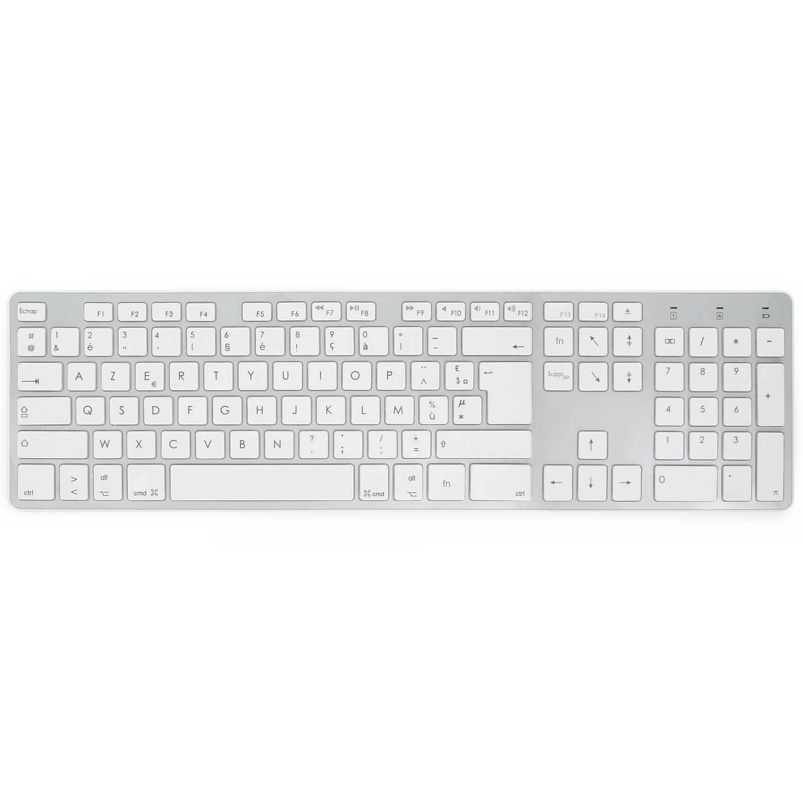 white wireless keyboard for mac