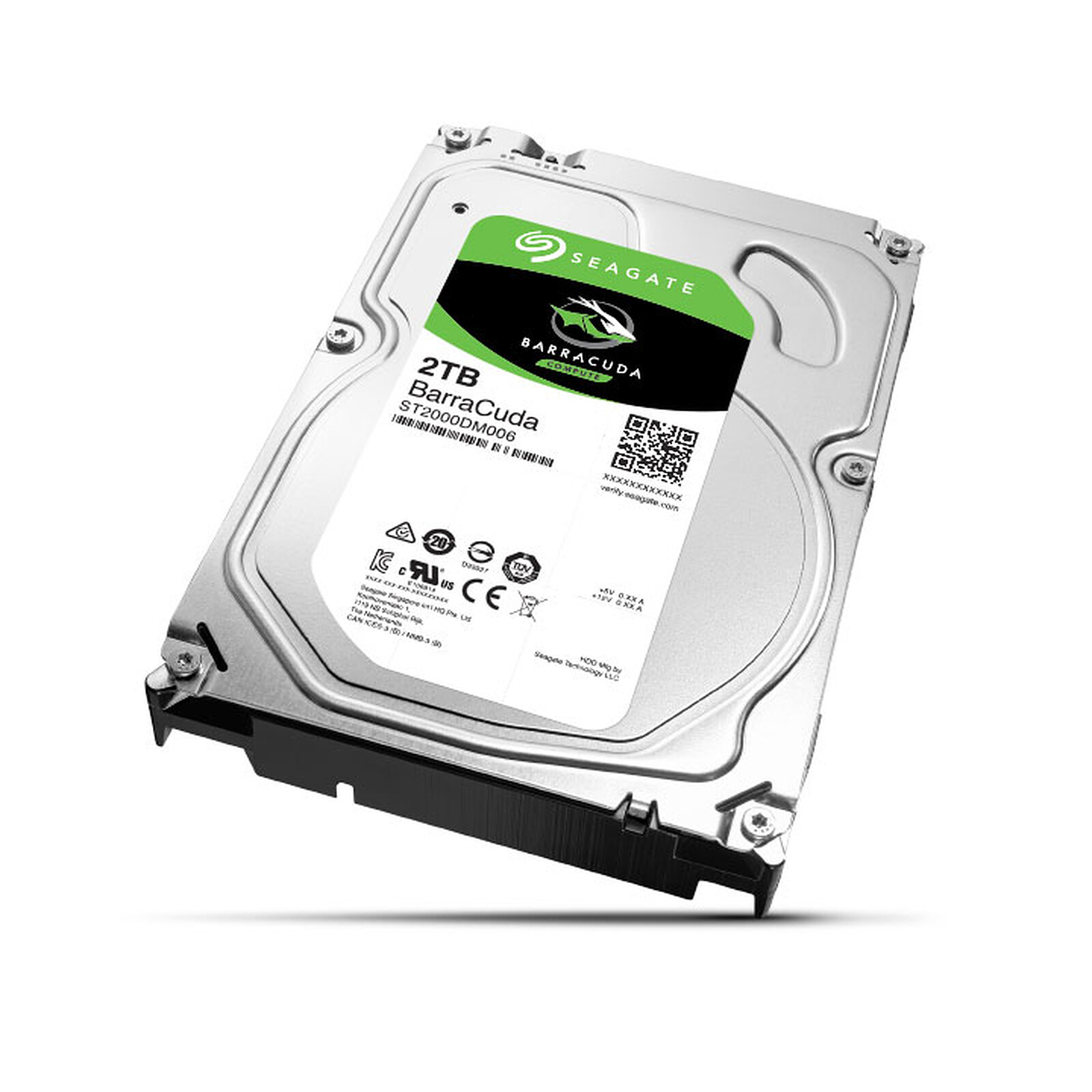 Disque dur interne SATA II 2,5'' Seagate 2 To, Format 2.5