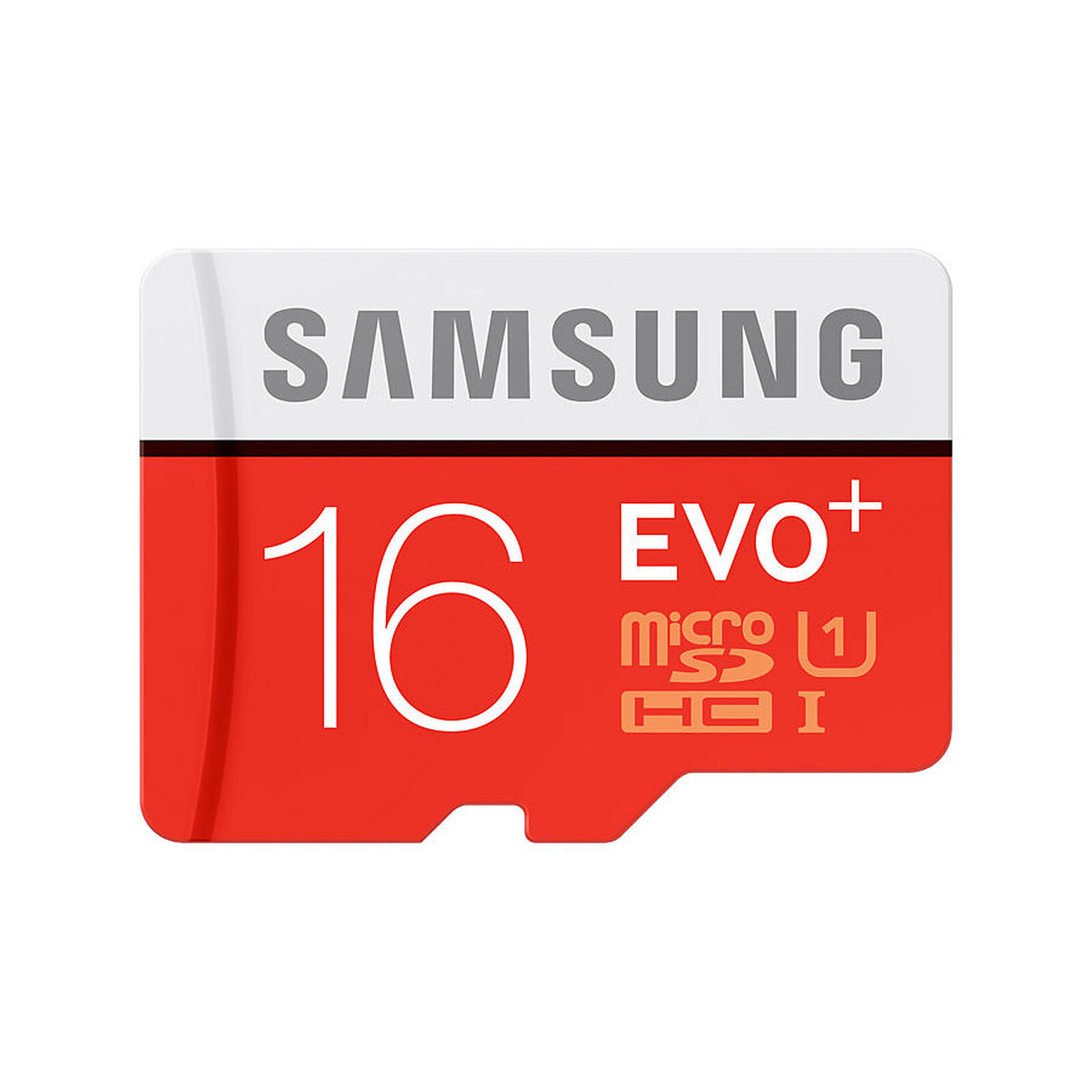 Samsung EVO Plus microSD 16 Go - Carte mémoire - Garantie 3 ans LDLC