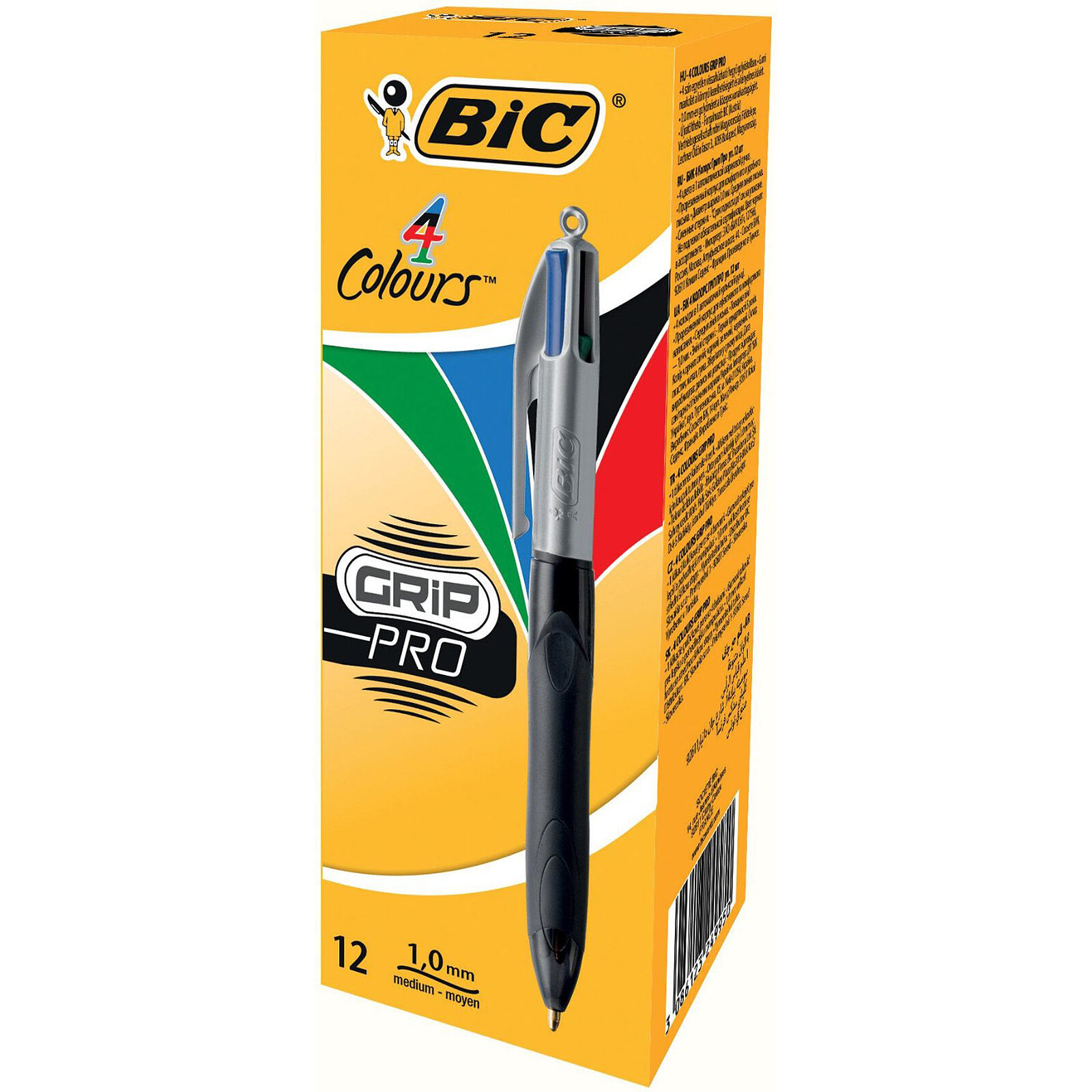 Stylo 4 couleurs rechargeable BIC