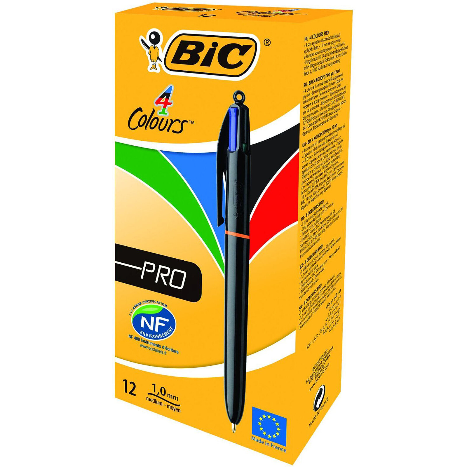 BIC 4 couleurs Pro x 12 - Stylo & feutre - Garantie 3 ans LDLC