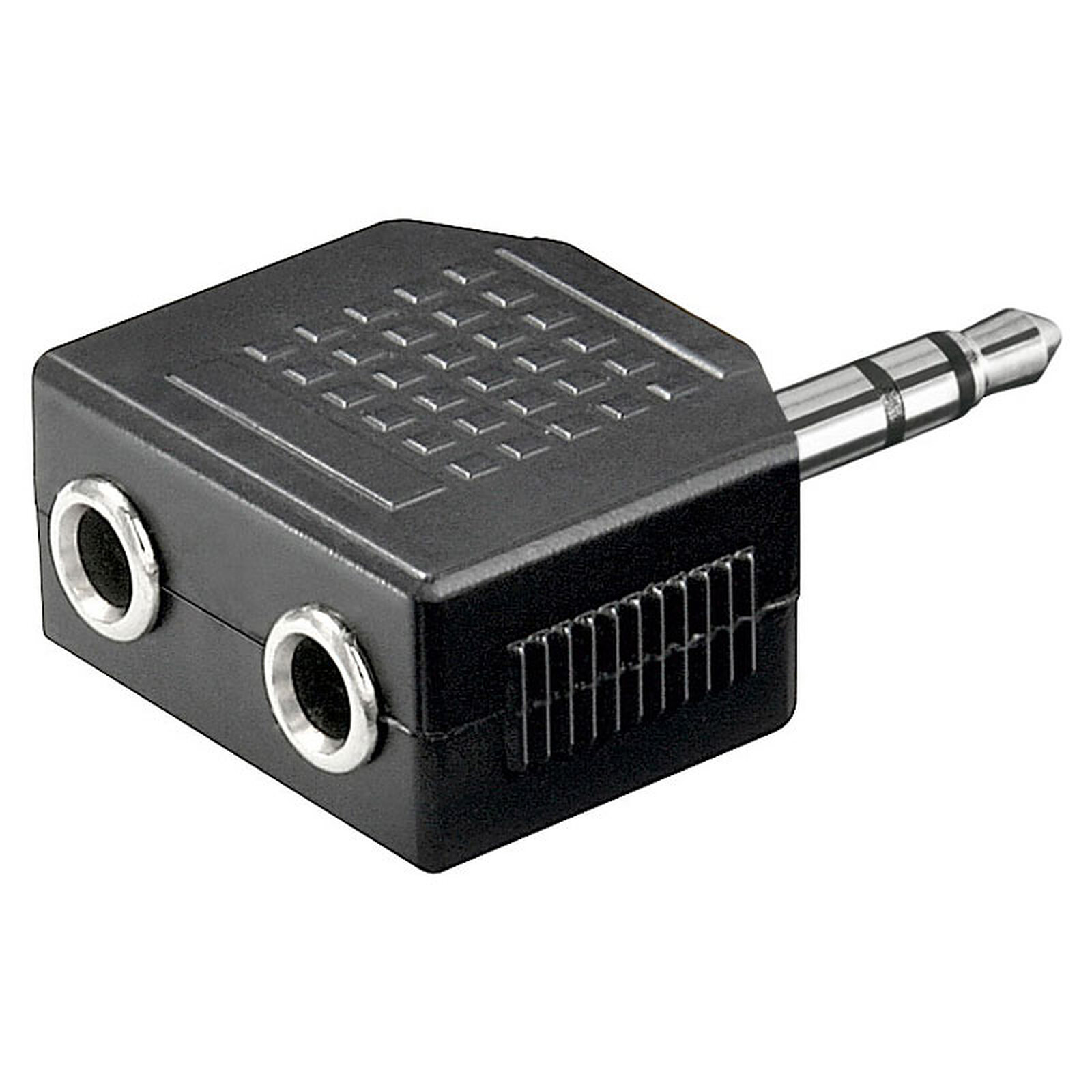 Adaptateur micro/casque 3,5mm stereo vers jack 3,5 - Adaptateur audio  Générique sur