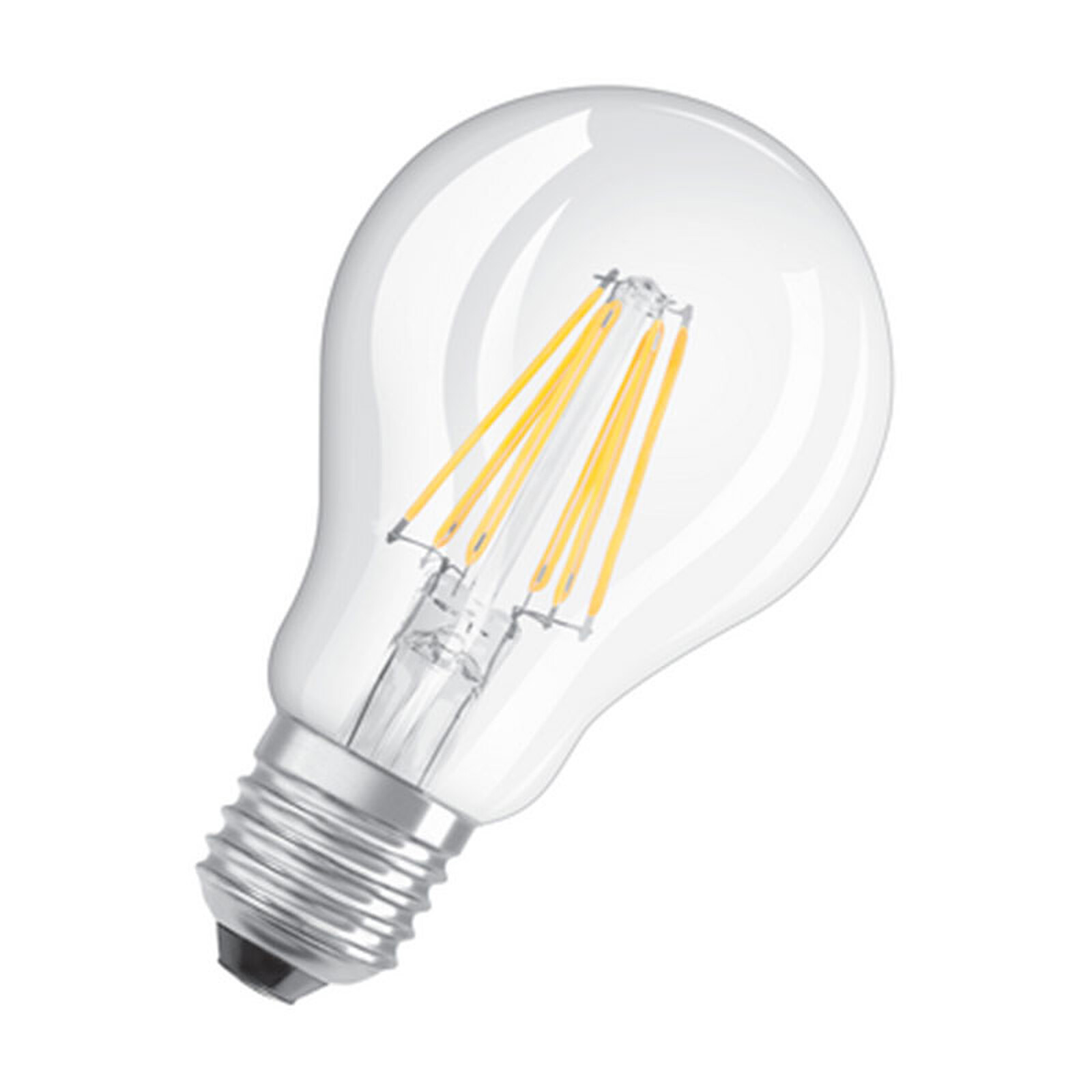 Ampoule led déco filament ambrée E27 350lm 4W blanc chaud
