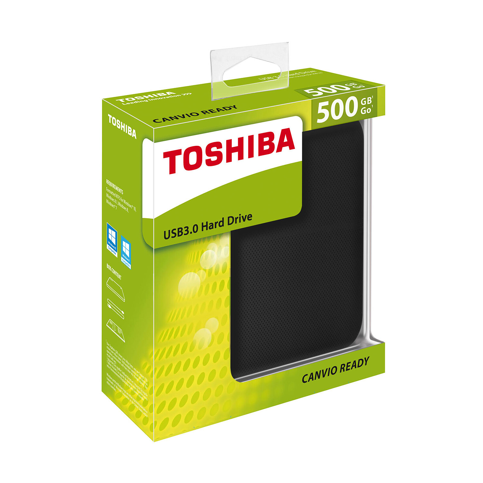 Toshiba Disque dur externe 2To canvio basics + housse pas cher 