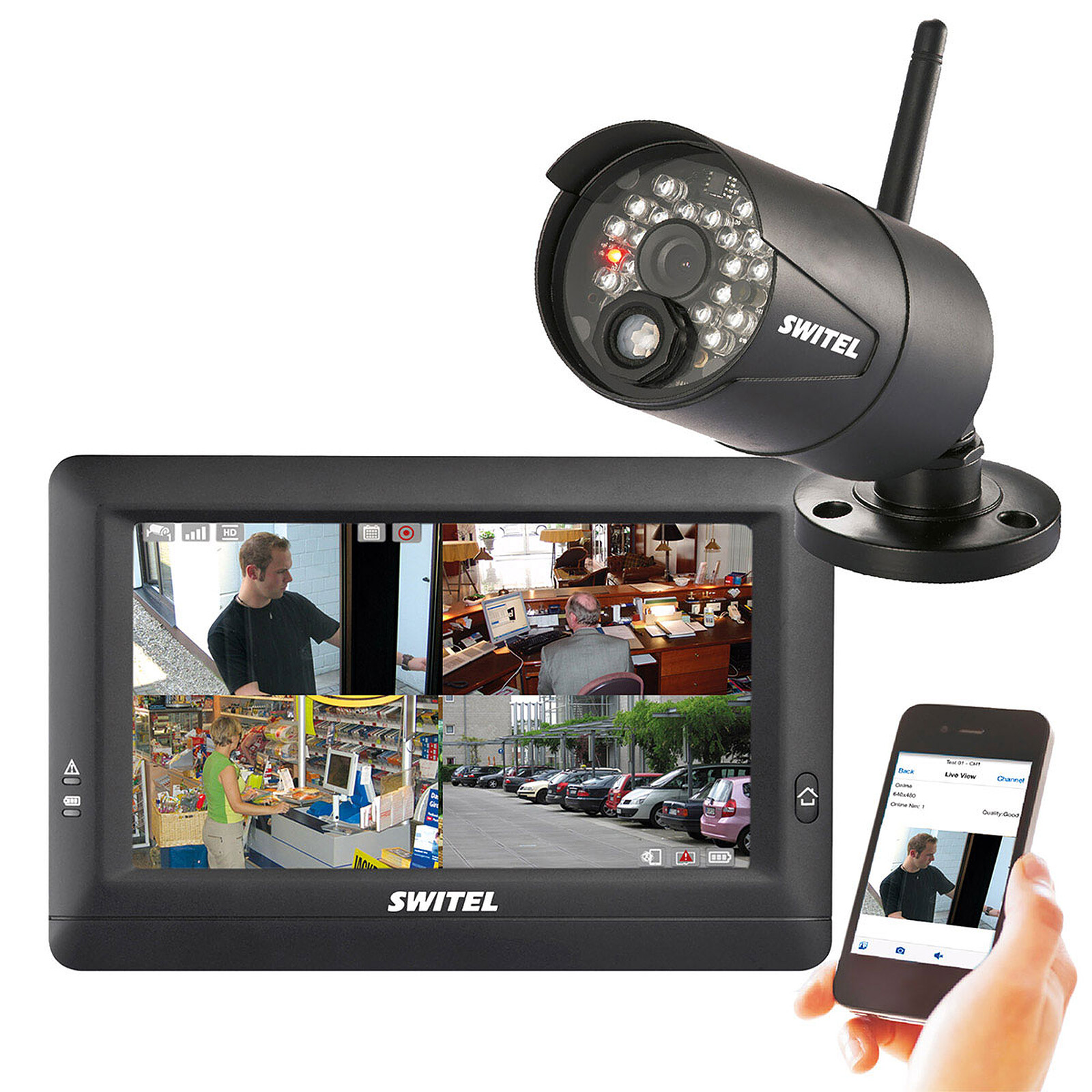 Switel HSIP5000 - Caméra IP - Garantie 3 ans LDLC