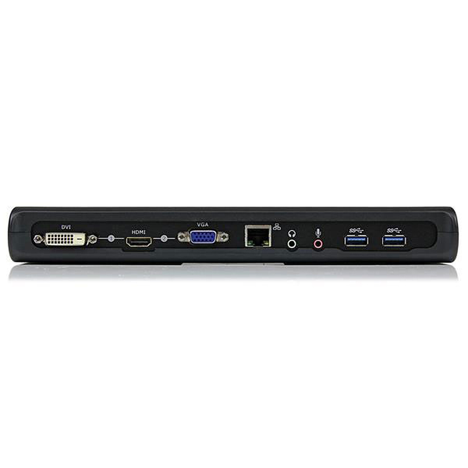 Mini station d’accueil USB 3.0 universelle pour ordinateur portable avec  HDMI ou VGA, Gigabit Ethernet, USB 3.0