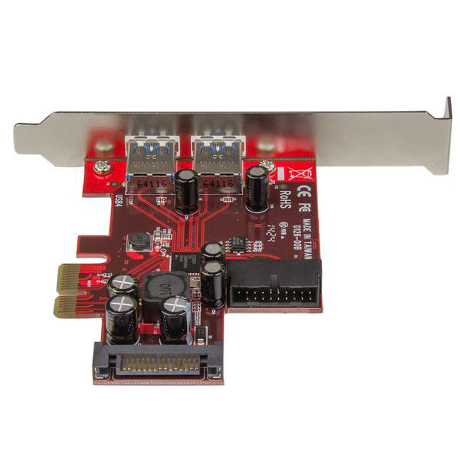 Carte contrôleur PCI-Express avec 4 ports FireWire 800 (dont 1 interne) -  Carte contrôleur - Garantie 3 ans LDLC