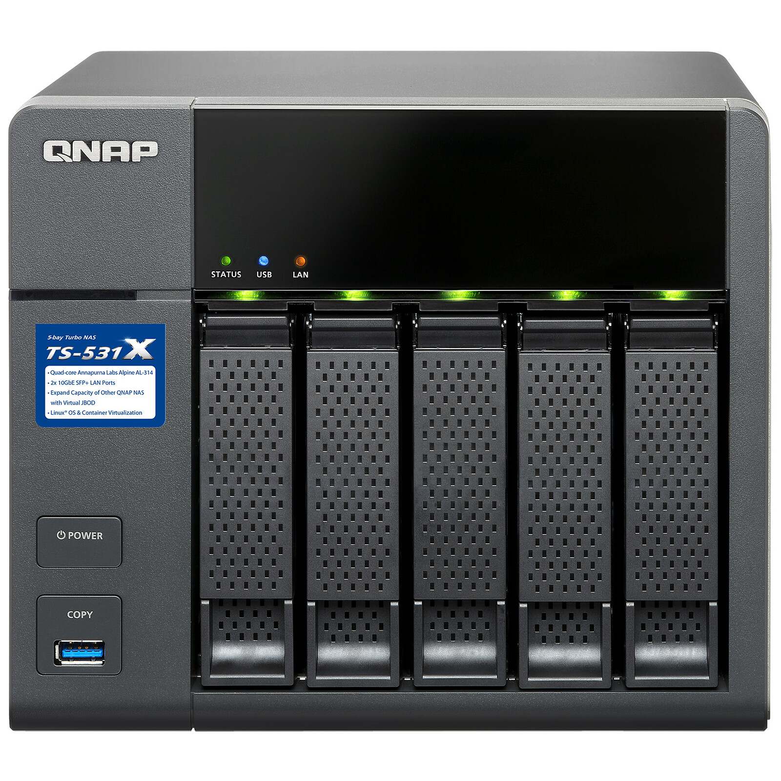 QNAP TR-004 - Serveur NAS - Garantie 3 ans LDLC