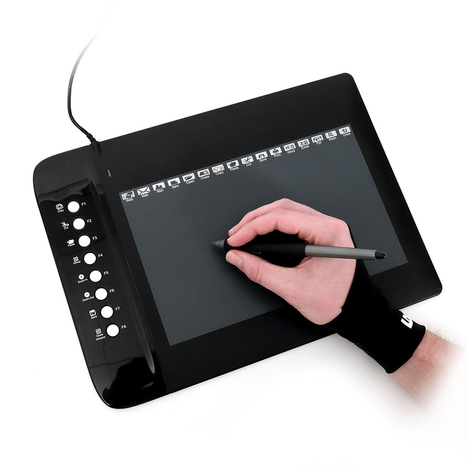 Akashi Stylet Tactile Tout Ecran Attache Tablette - Tablette graphique -  Garantie 3 ans LDLC