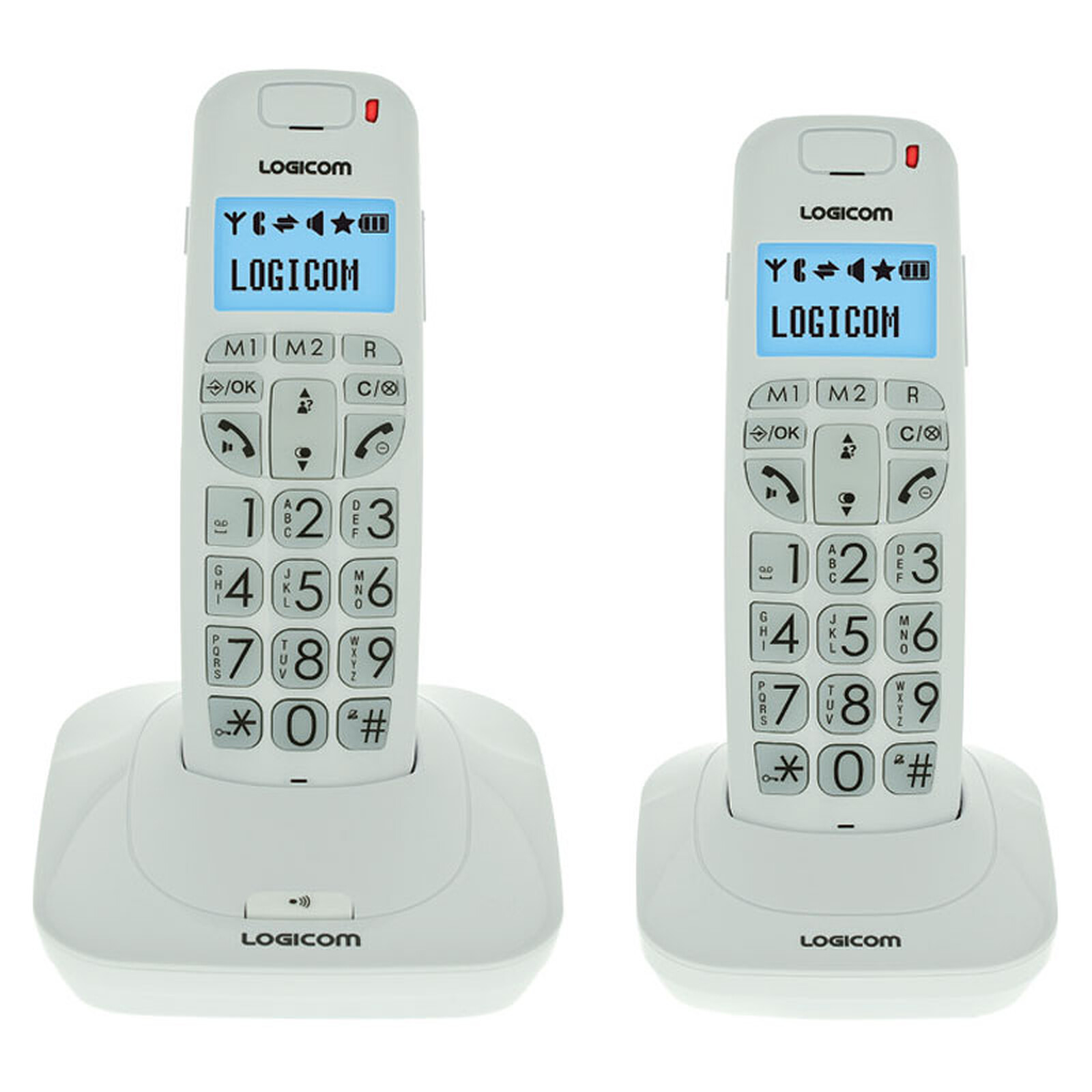 Logicom Confort 250 Blanc - Téléphone sans fil - Garantie 3 ans LDLC