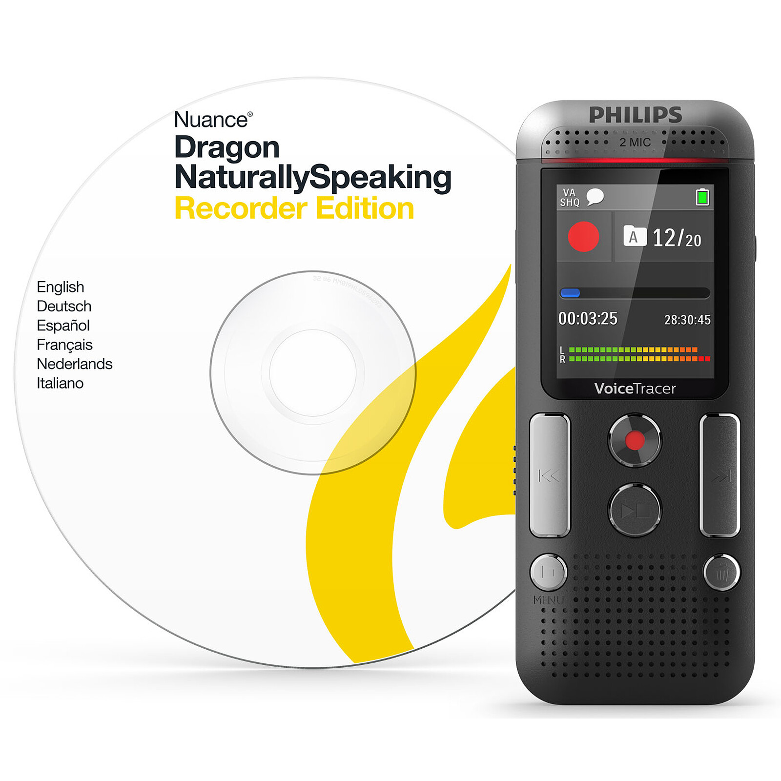 Philips Dvt2710 Dragon Naturally Speaking Dictaphone Philips Sur Ldlc Com Museericorde