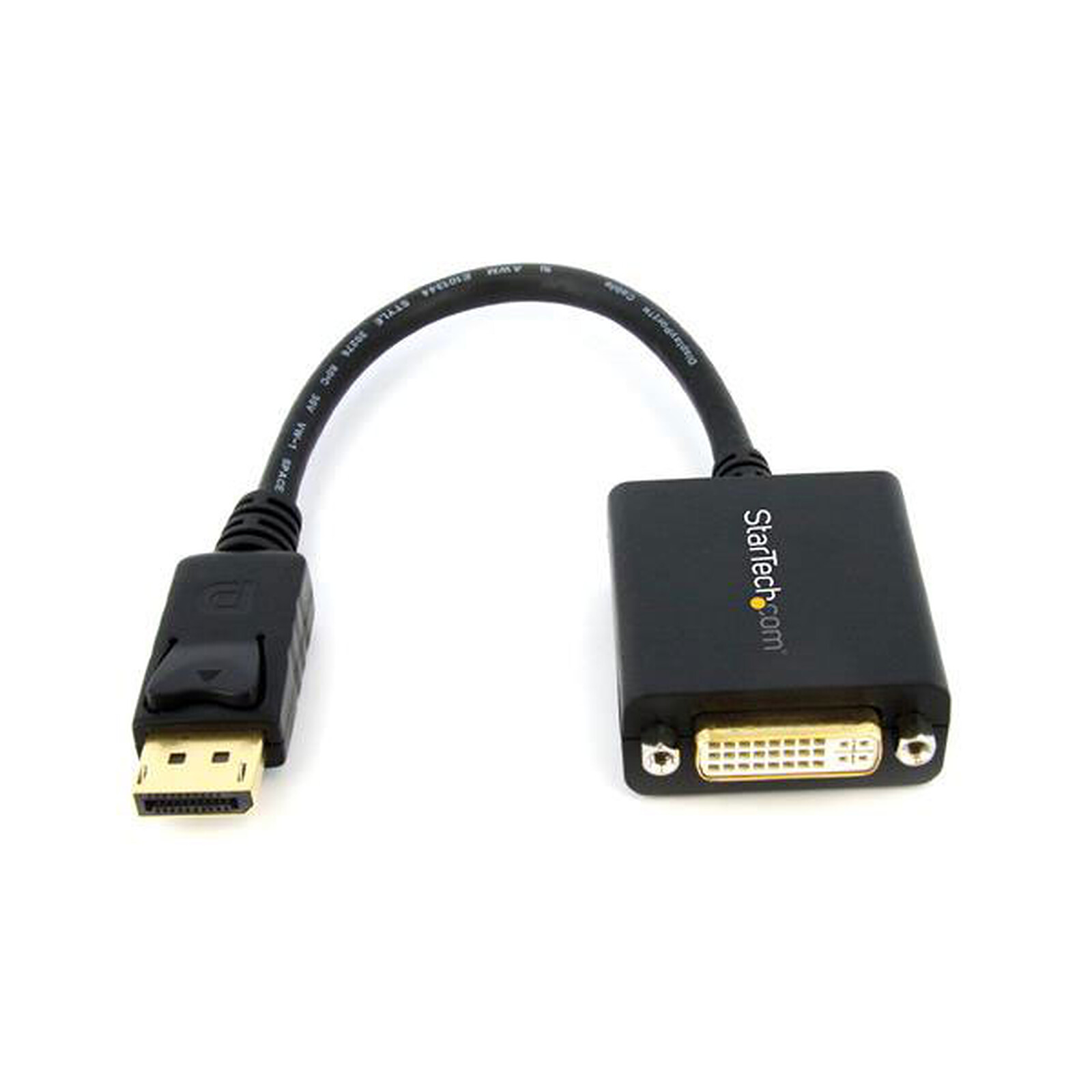 StarTech.com Adaptateur DisplayPort 1.2 vers DVI-D 1080p - M/F - Connecteur DP  à verrouillage - DisplayPort - Garantie 3 ans LDLC