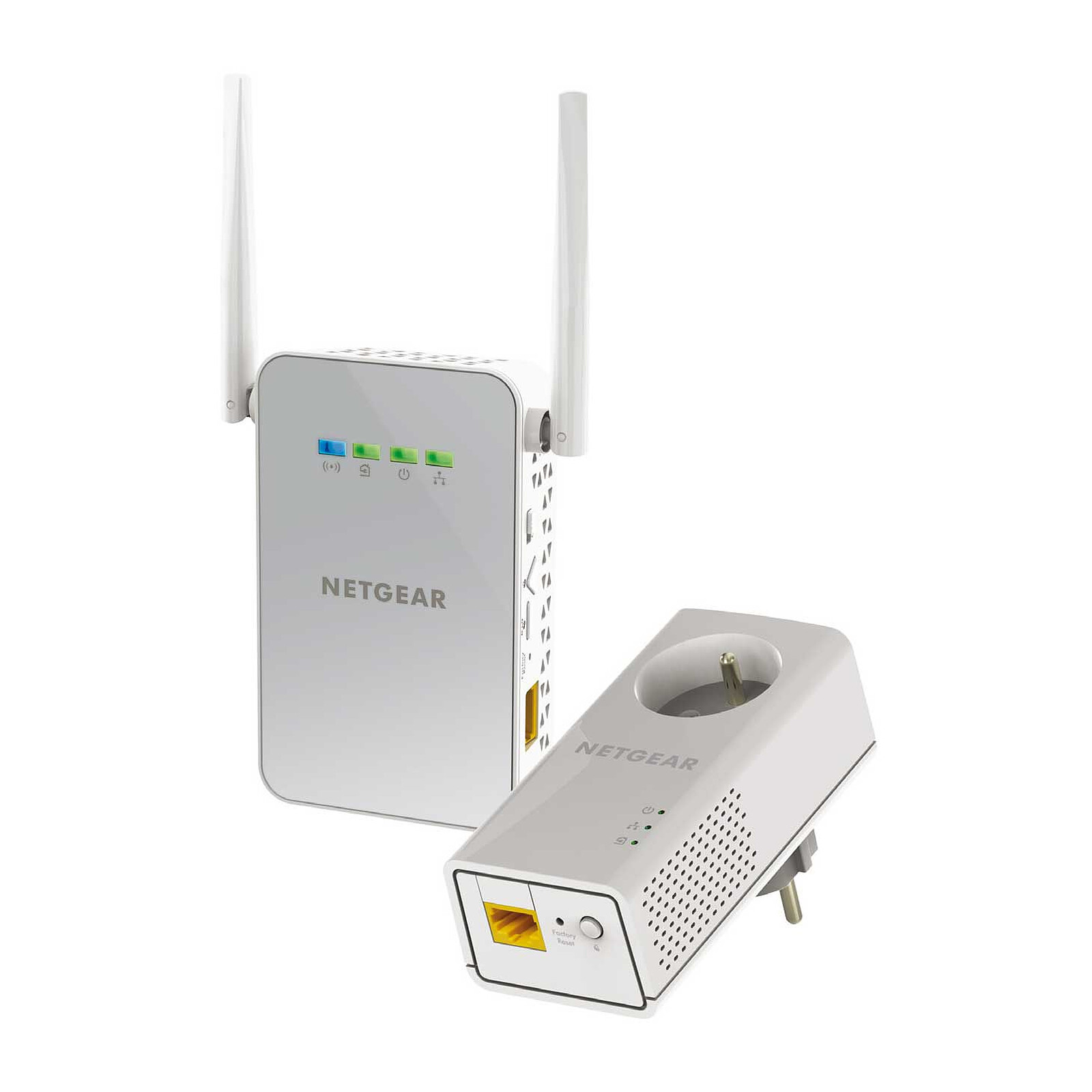 TP-Link CPL WiFi AC 1200 Mbps + CPL 1000 Mbps avec Port Ethernet Gigabit et  Prise Intégrée, Boitier WiFi Kit de 2 - Solution idéale pour profiter du