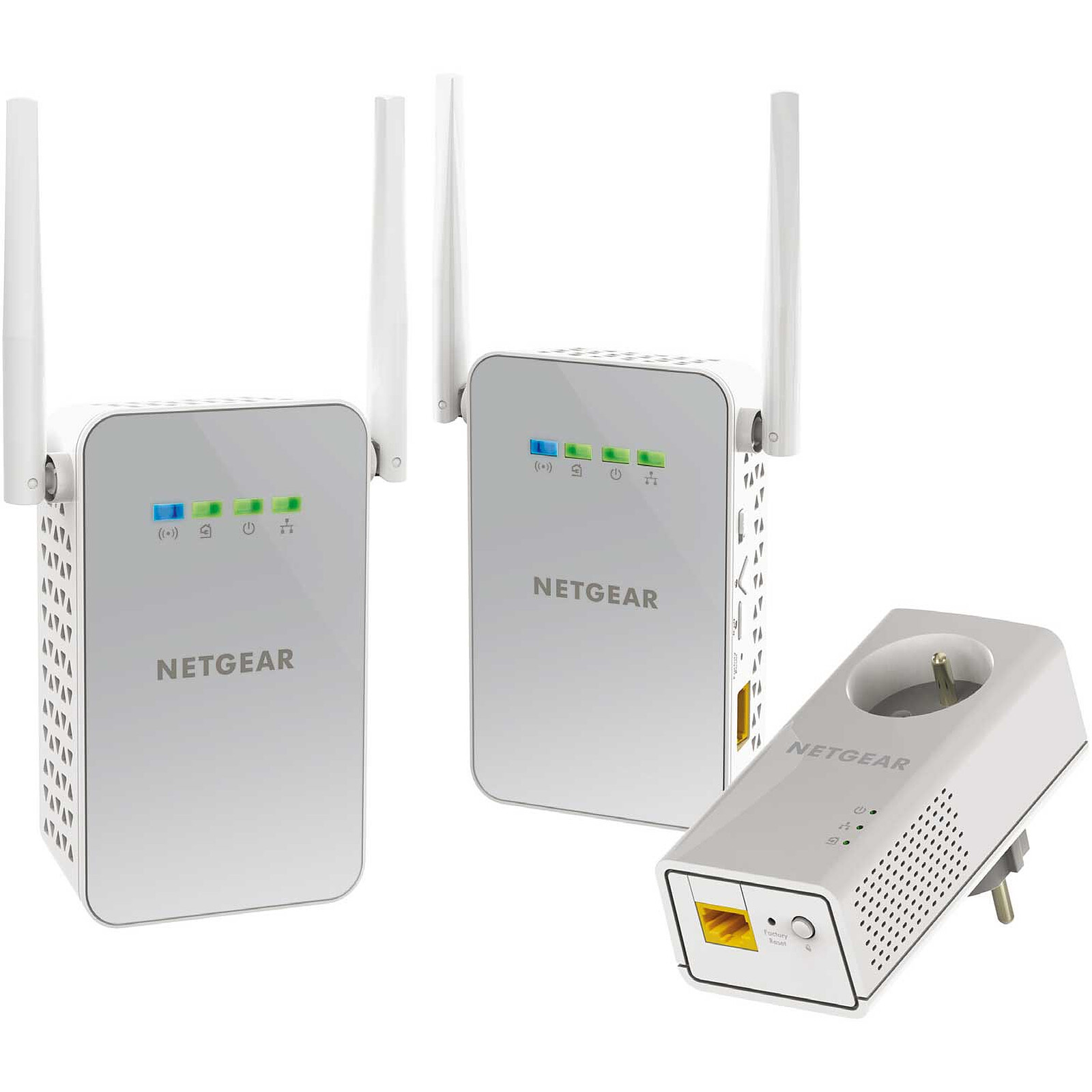 Pack de 4 CPL NETGEAR - 1000 Mbp/s avec Prise filtrée - 1 Port Ethernet -  Cdiscount Informatique