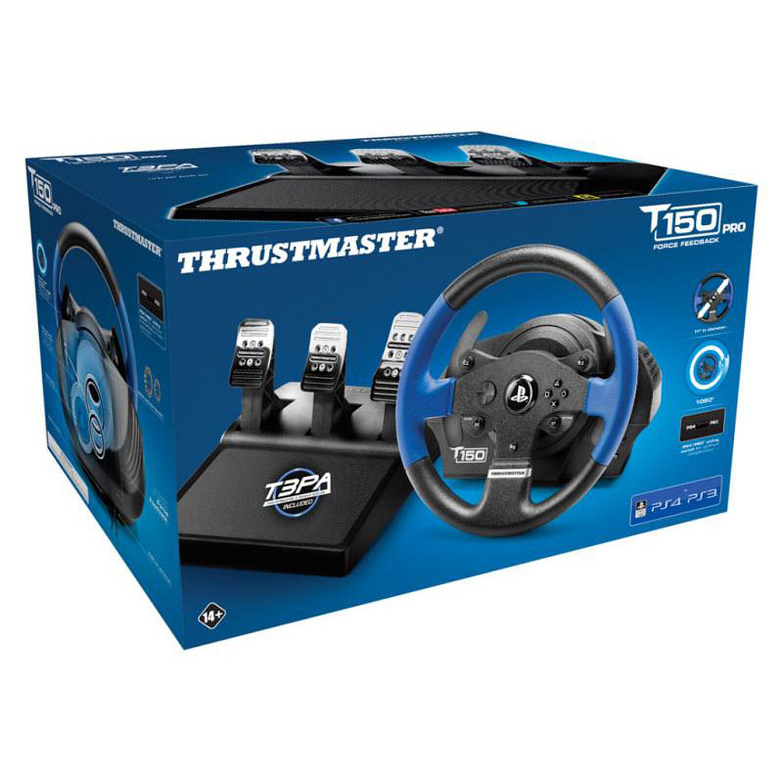 Thrustmaster T128 Force Feedback Racing Wheel and Pedals For PC PlayStation  4/5