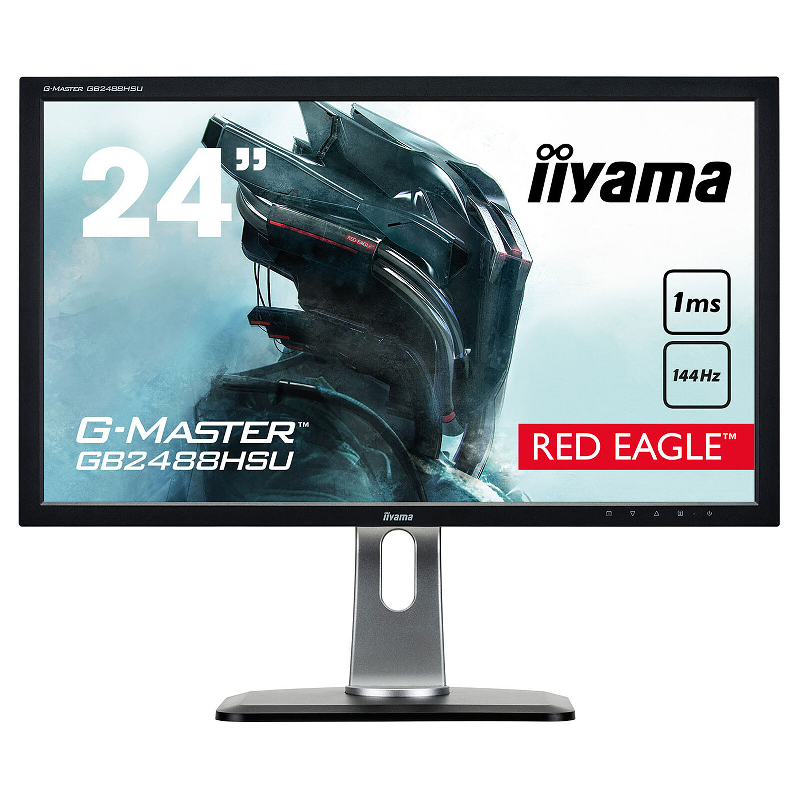 iiyama 23.8 LED - G-Master GB2470HSU-B5 Red Eagle - Ecran PC - LDLC