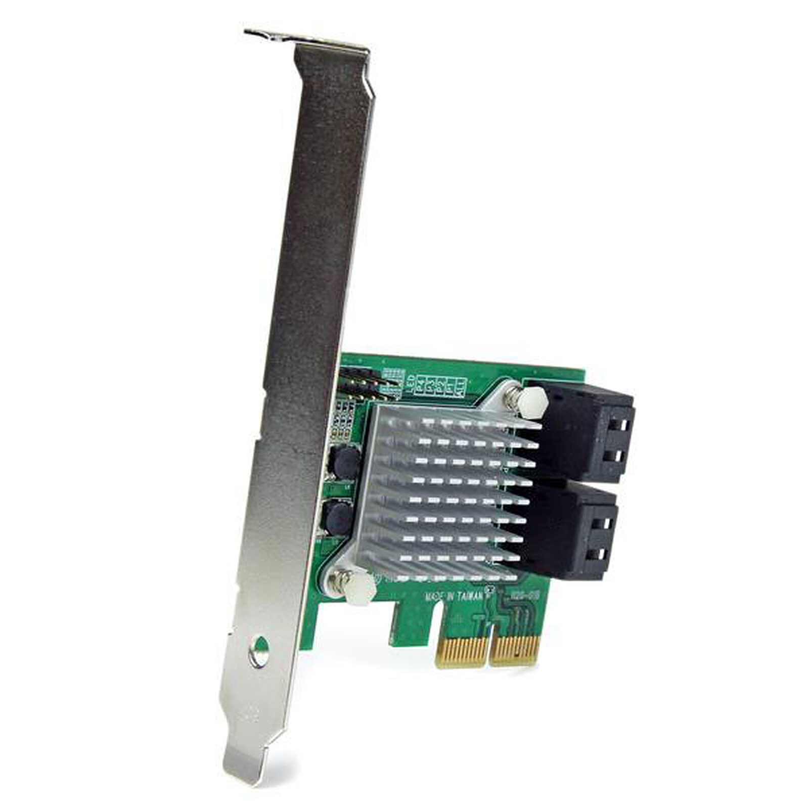 BEYIMEI Carte PCIE SATA 16 Ports Carte d'extension contrôleur PCIe vers SATA Convient à Tous Les emplacements PCI-E Carte PCIe SATA 3.0 6 Gbit/s JBM575 + ASM1064 