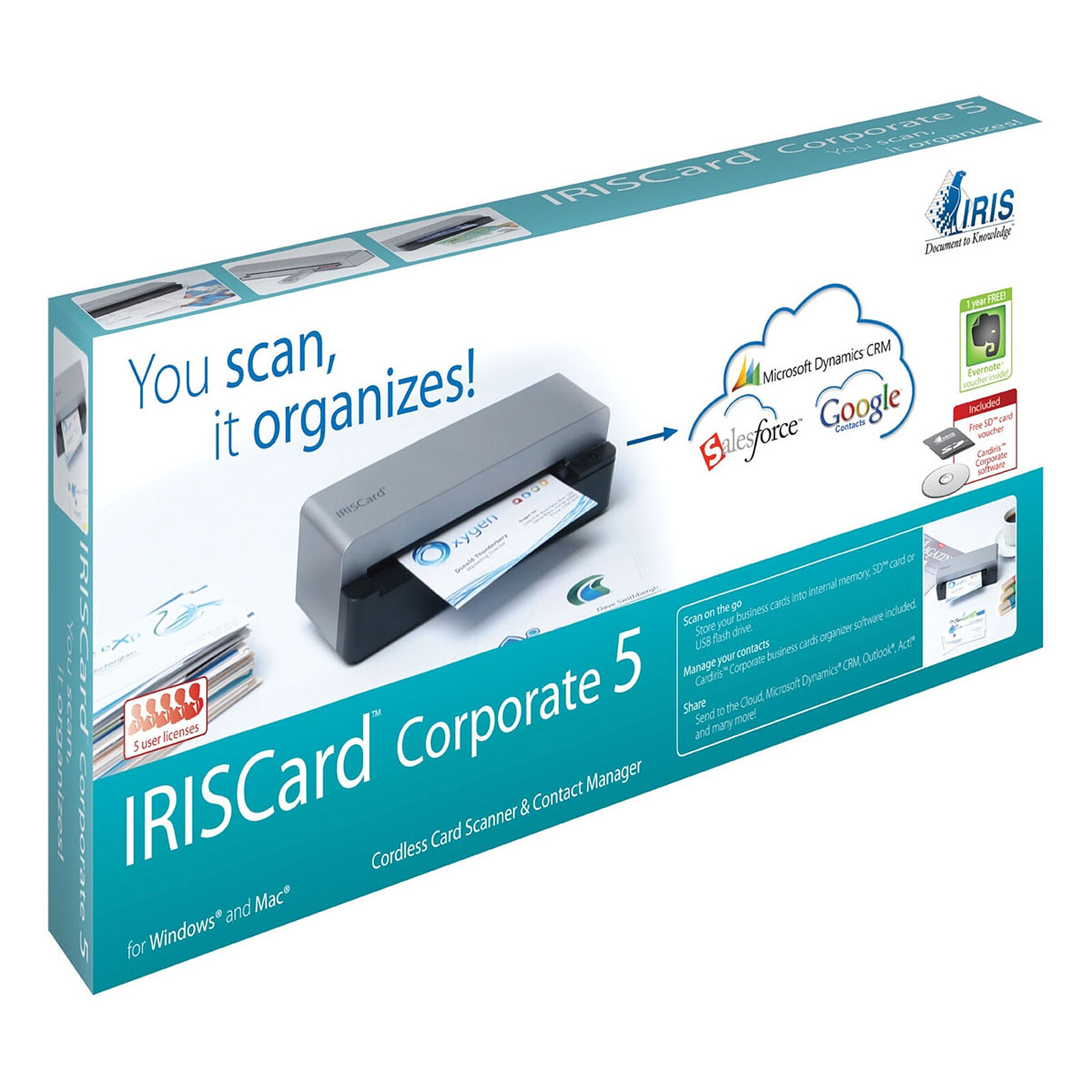 I.R.I.S IRIScan Anywhere 6 Wifi Duplex - Scanner - Garantie 3 ans LDLC