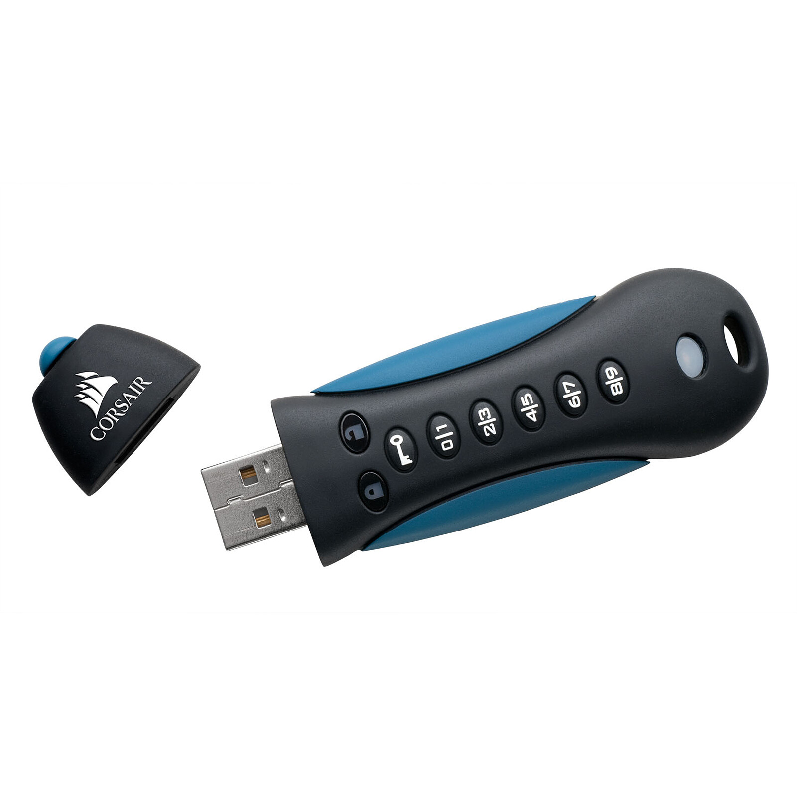 Clé USB sécurisée, 128 Go crypté USB Flash Drive Hardware Password Memory  Stick avec clavier USB 3.0 Disk Flash Black