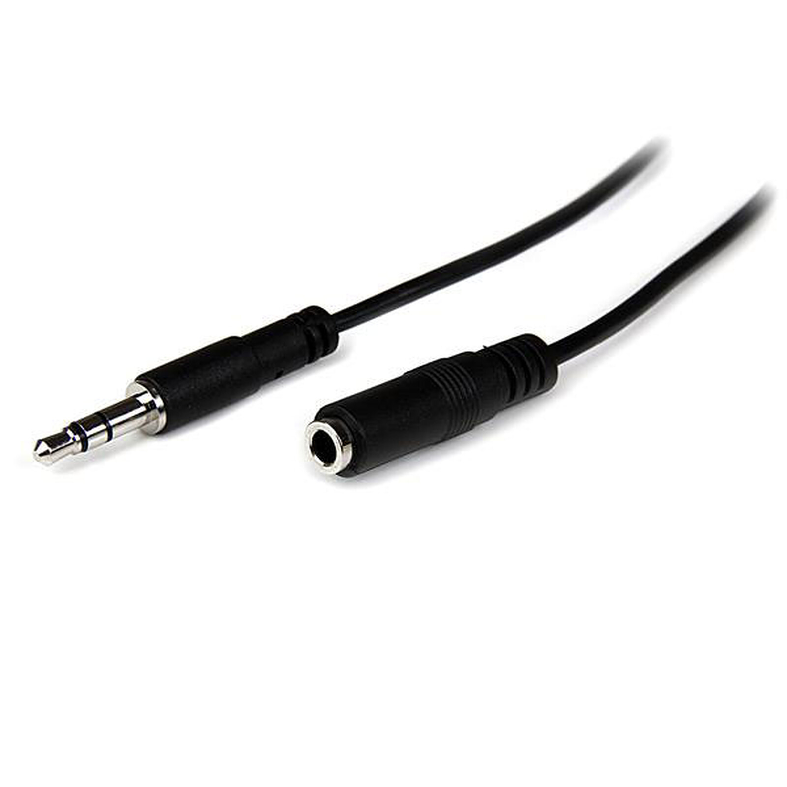 Câble d'extension audio stéréo jack 3.5mm male vers jack 3.5mm femelle  longueur 2m