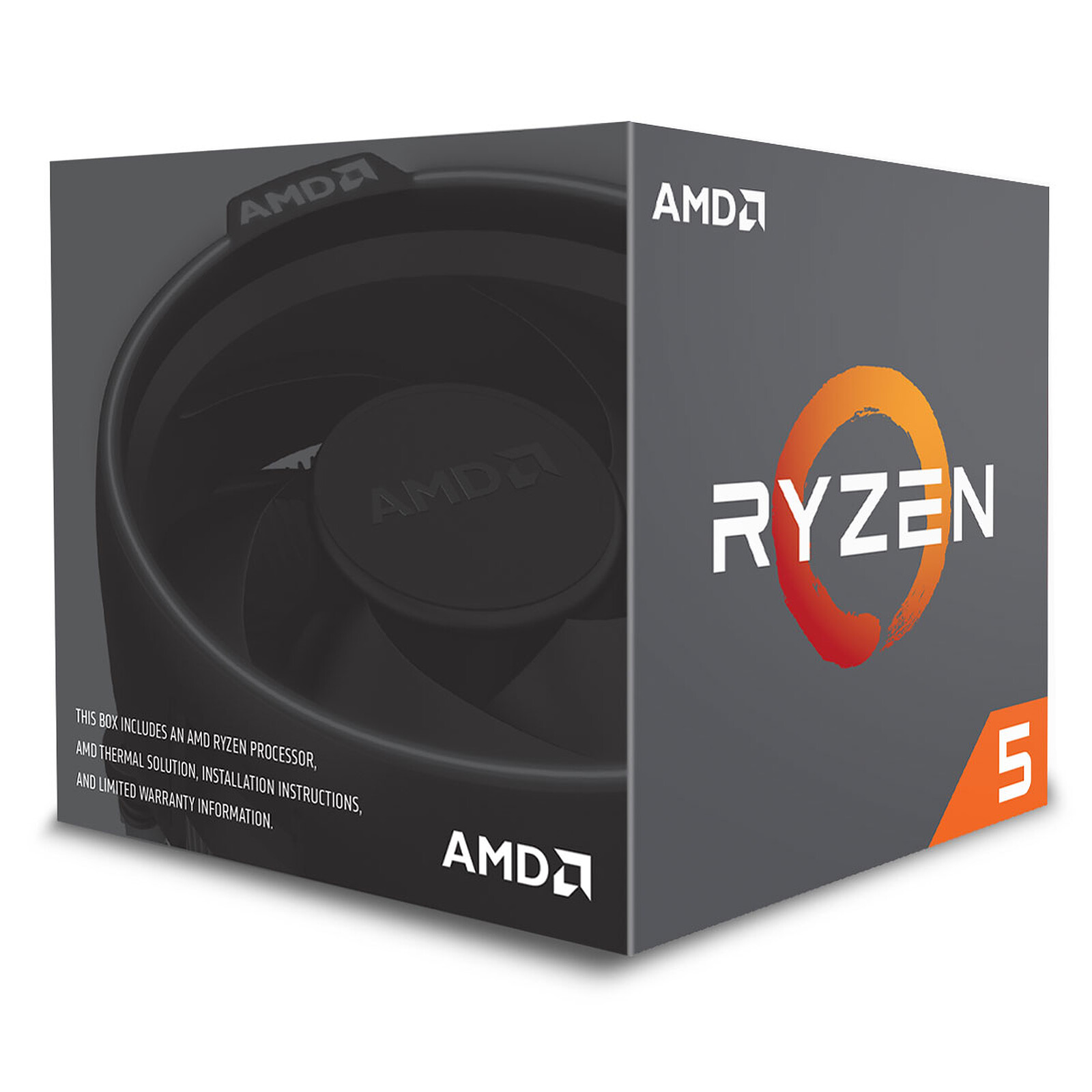 AMD Ryzen 5 2600 Wraith Stealth Edition (3.4 GHz) avec mise à jour BIOS