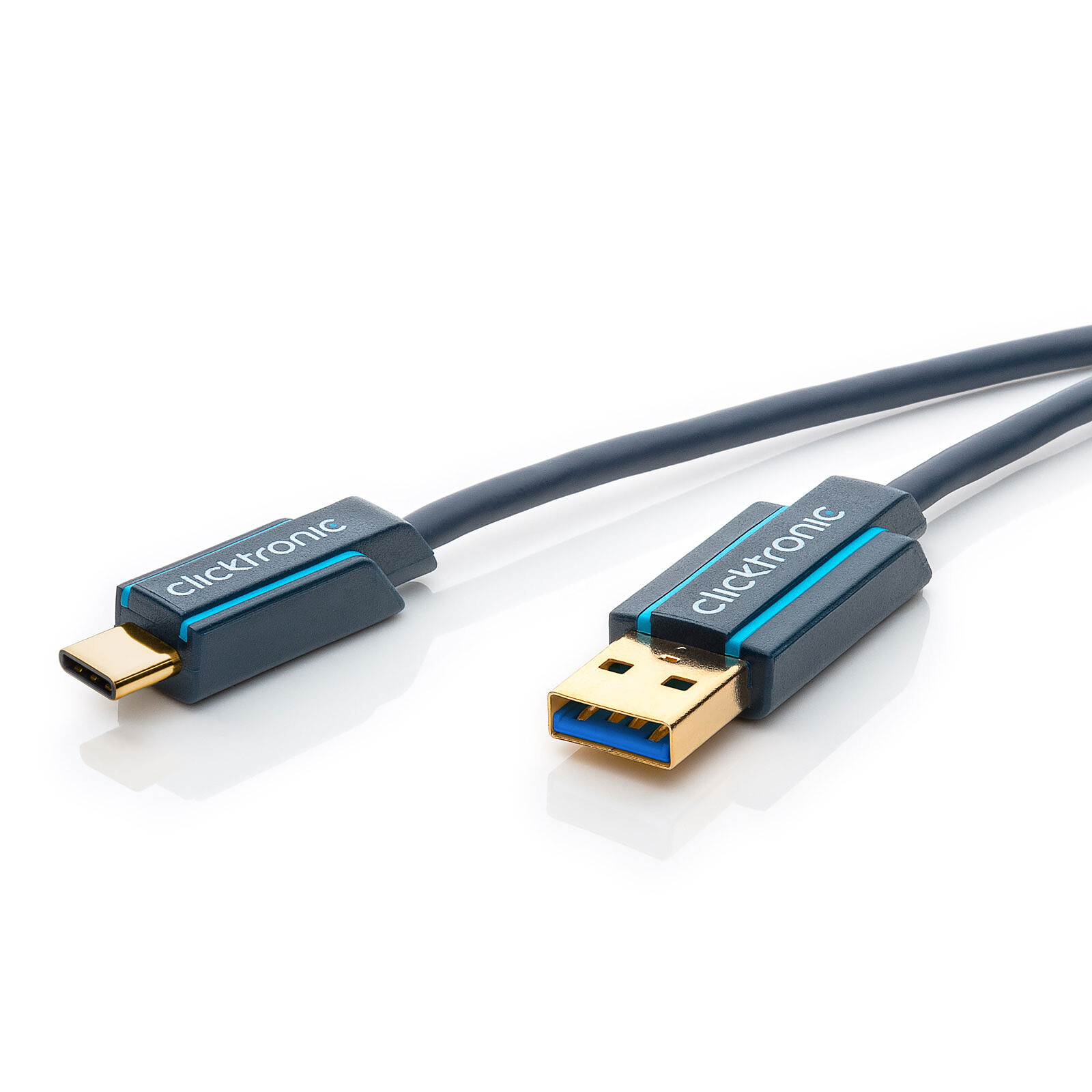 Clicktronic Cable USB-C a USB-A 3.0 (macho/macho) - 3 m - USB - LDLC