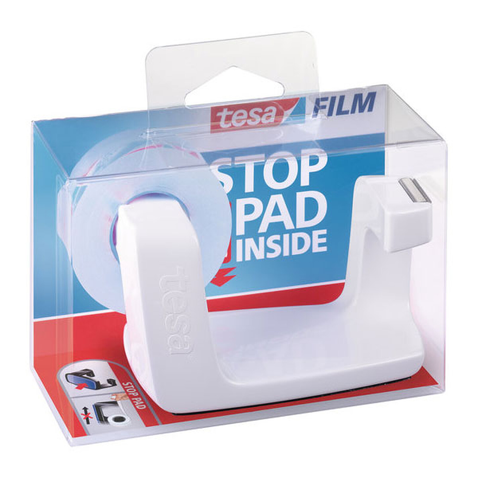 tesa Tesafilm Eco&Clear 1 rouleau 33m x 19mm + 1 dérouleur - Ruban adhésif  & colle - LDLC
