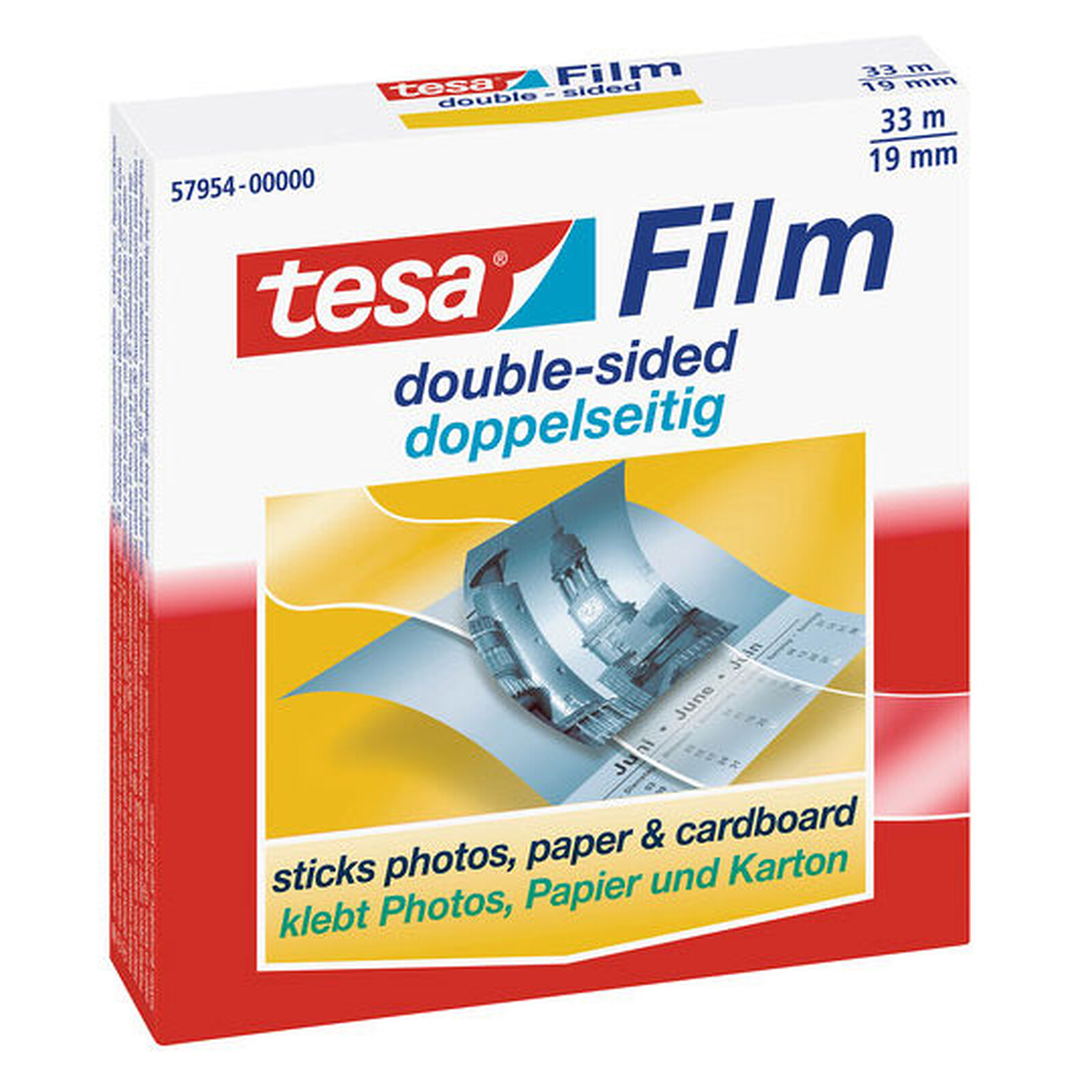 tesa Tesafilm Eco&Clear 1 rouleau 33m x 19mm - Ruban adhésif & colle - LDLC