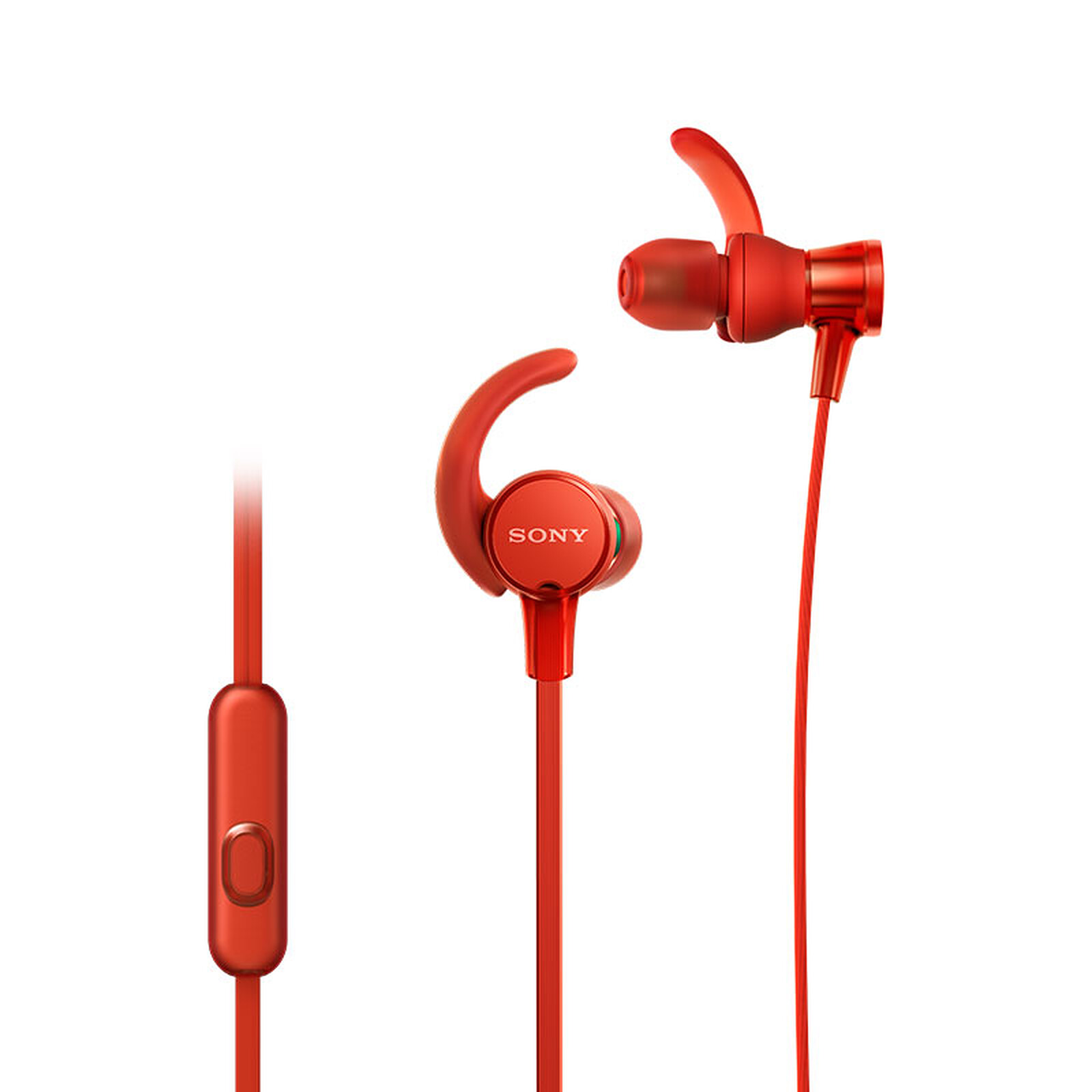 Sony MDR-XB510AS Casque sport avec EXTRABASS Rouge 