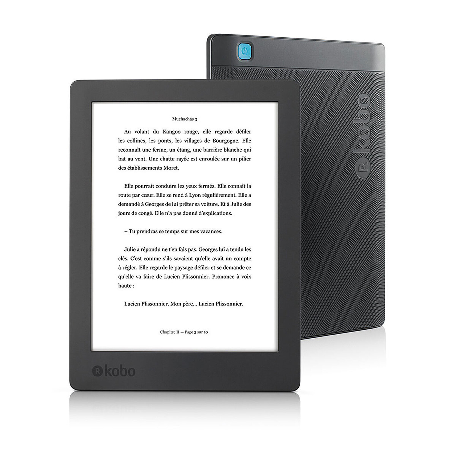 Kobo Aura H2O Edition 2 avec SleepCover Noir - Liseuse eBook - Garantie 3  ans LDLC
